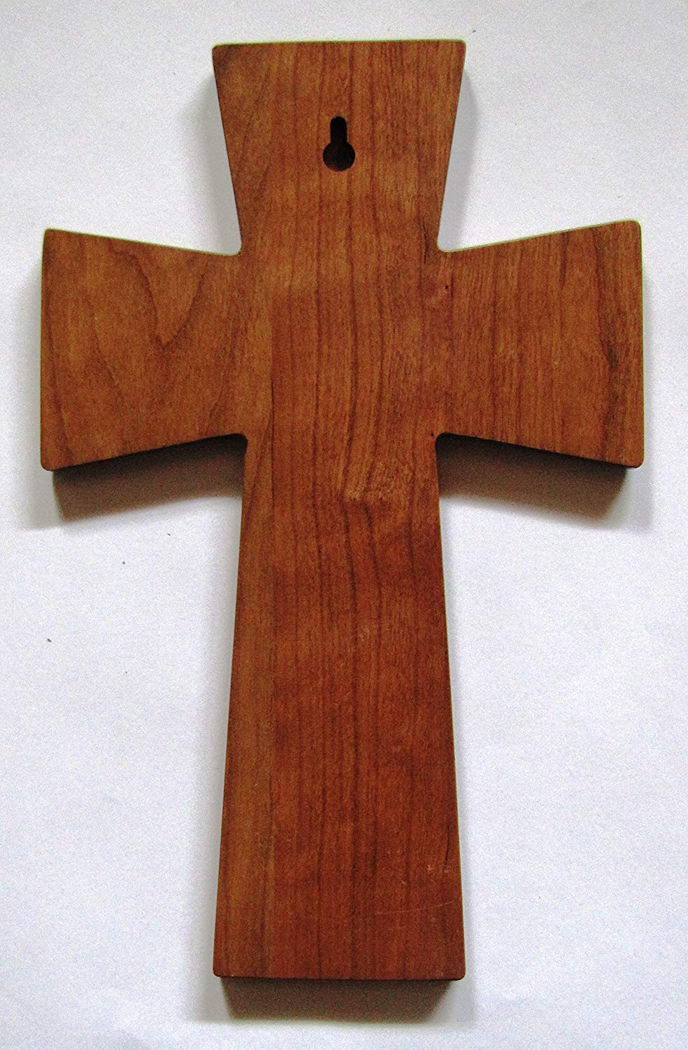 Personalized Wedding Gift "Faith, Hope, Love" Cherry Wall Cross - LifeSong Milestones