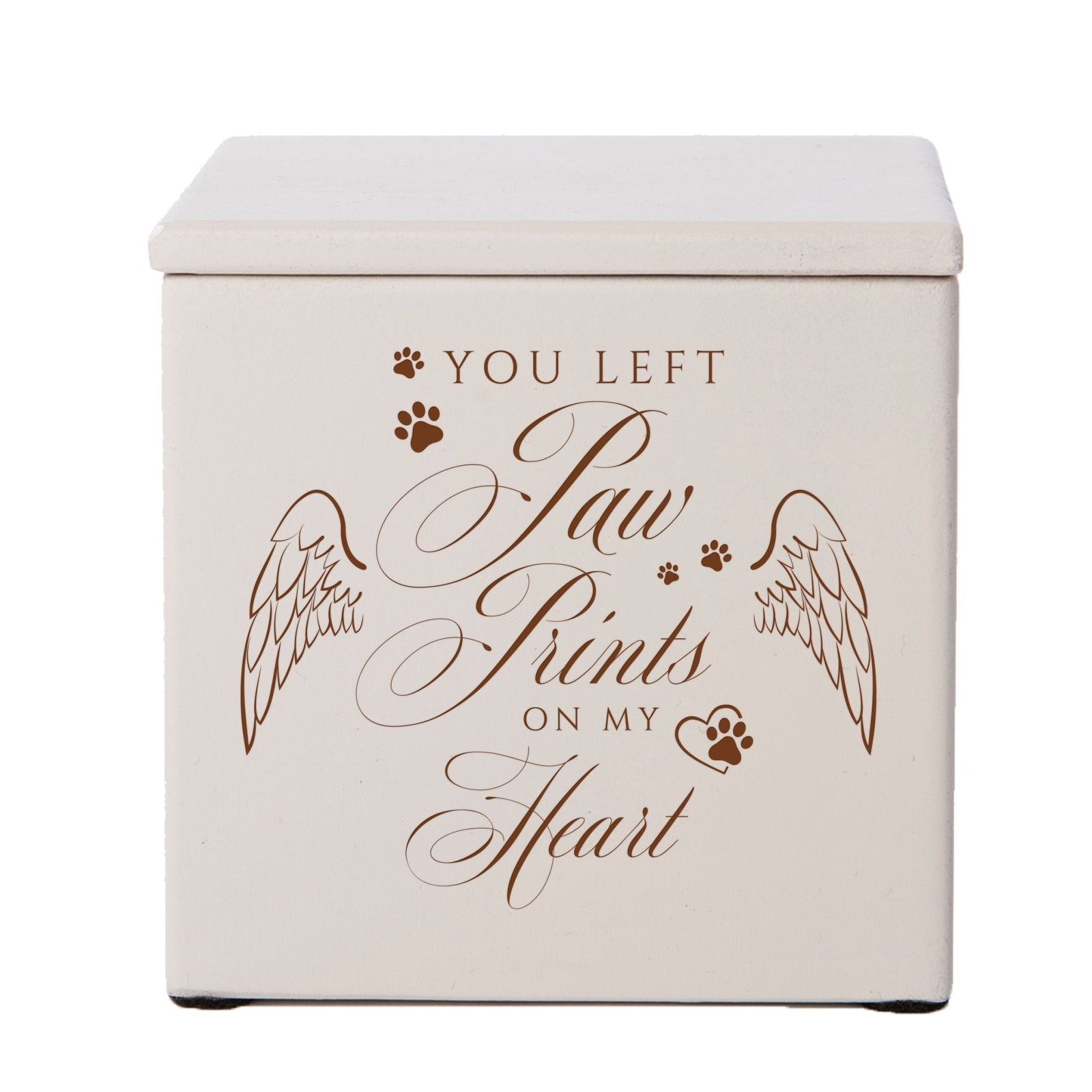 Engraved Funeral Wooden Keepsake Box for Beloved Pet