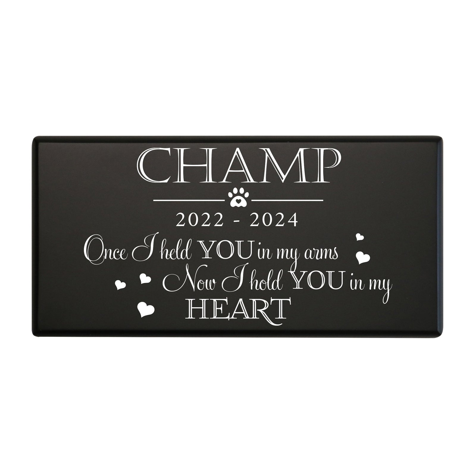 Pet Cremation Urns for Dogs and Cats Ashes – Wooden Memorial Keepsake Urn Box - Once I Held You - LifeSong Milestones