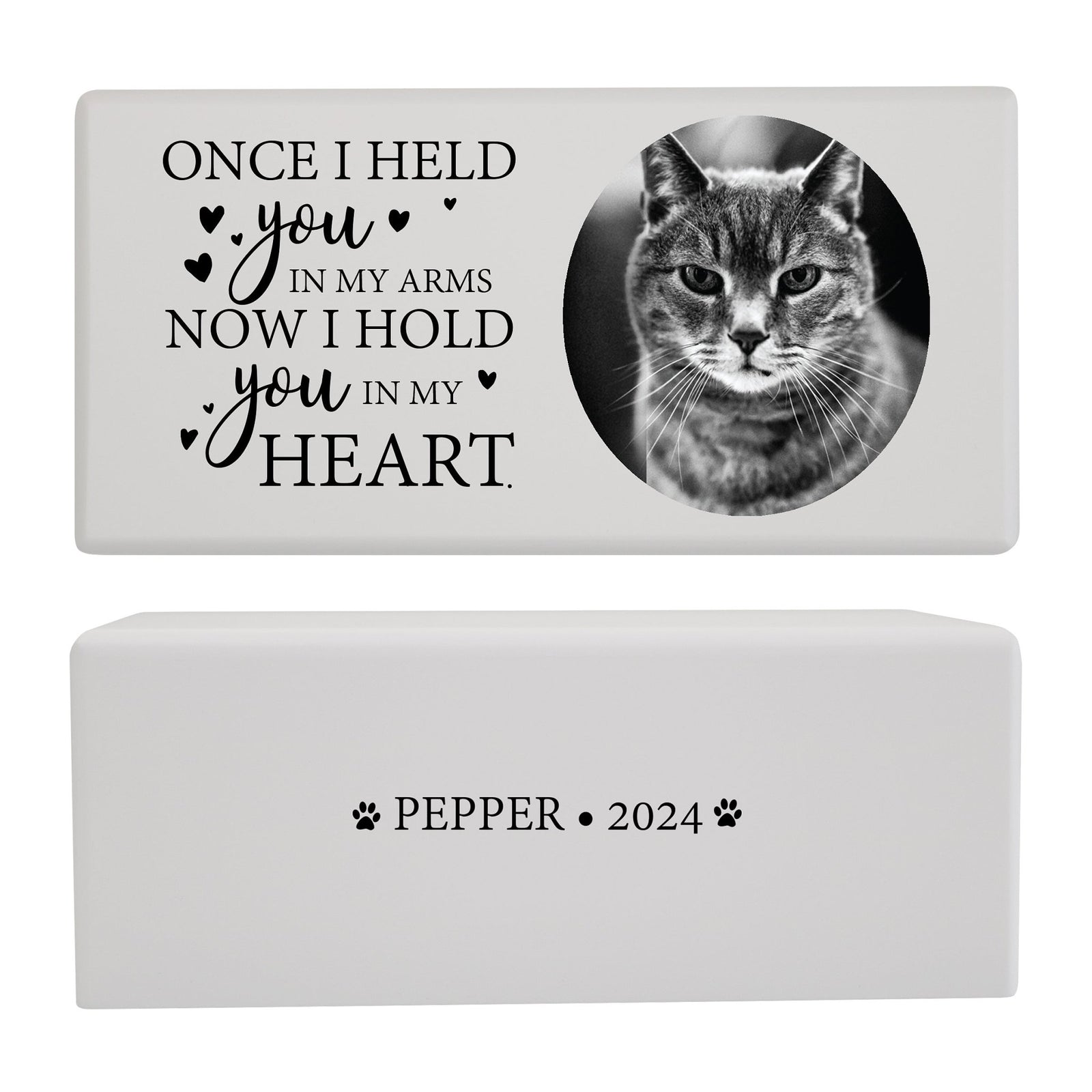 Pet Cremation Urns for Dogs and Cats Ashes – Wooden Memorial Keepsake Urn Box - Once I Held You - LifeSong Milestones