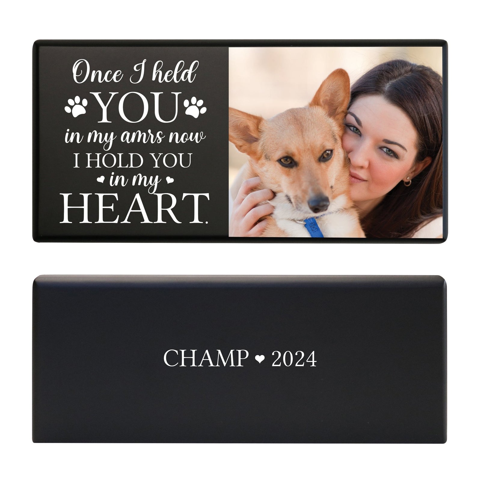 Pet Cremation Urns for Dogs and Cats Ashes – Wooden Memorial Keepsake Urn Box - Once I Held You - LifeSong Milestones