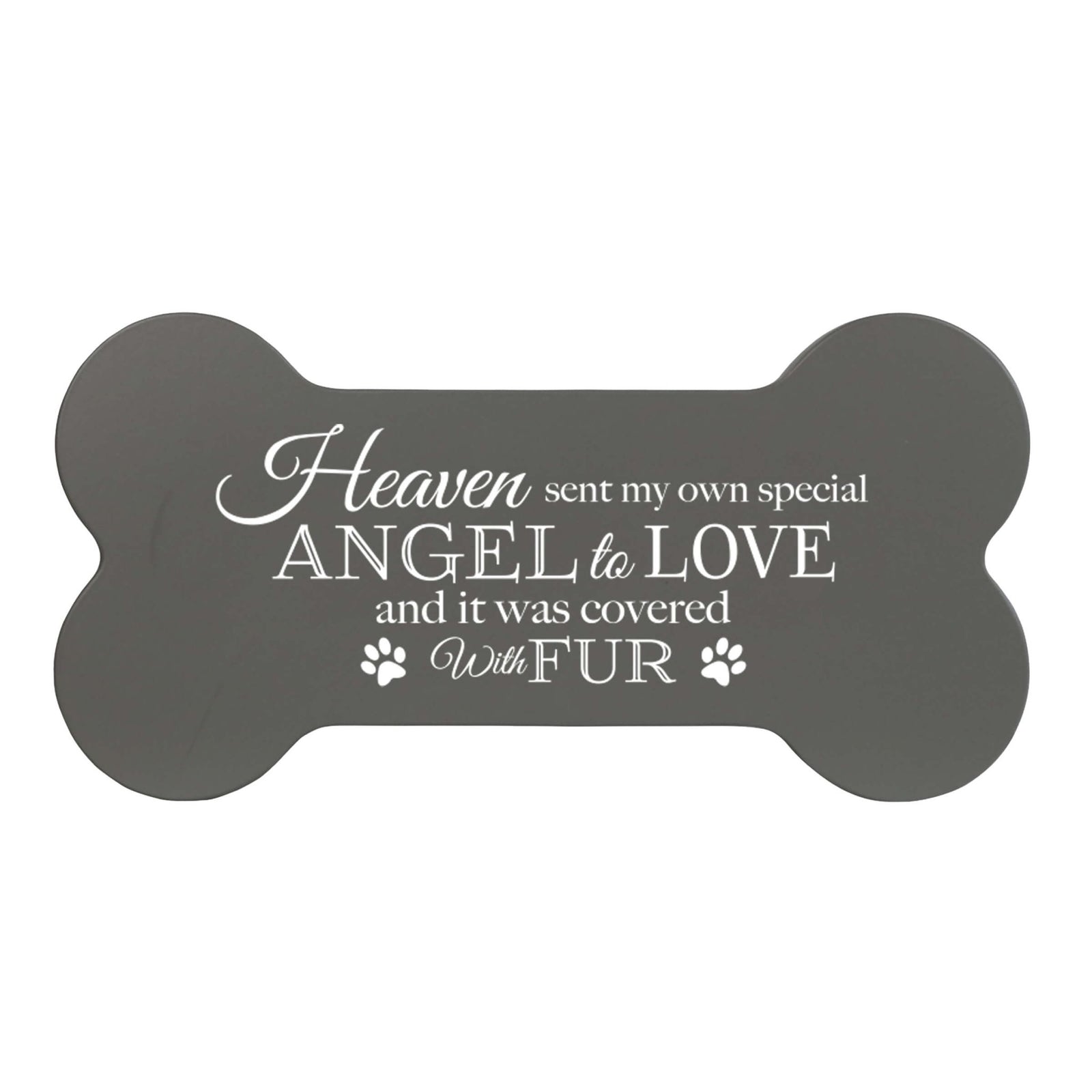 Pet Memorial Dog Bone Cremation Urn for Dog - Heaven Sent My Own Angel - LifeSong Milestones