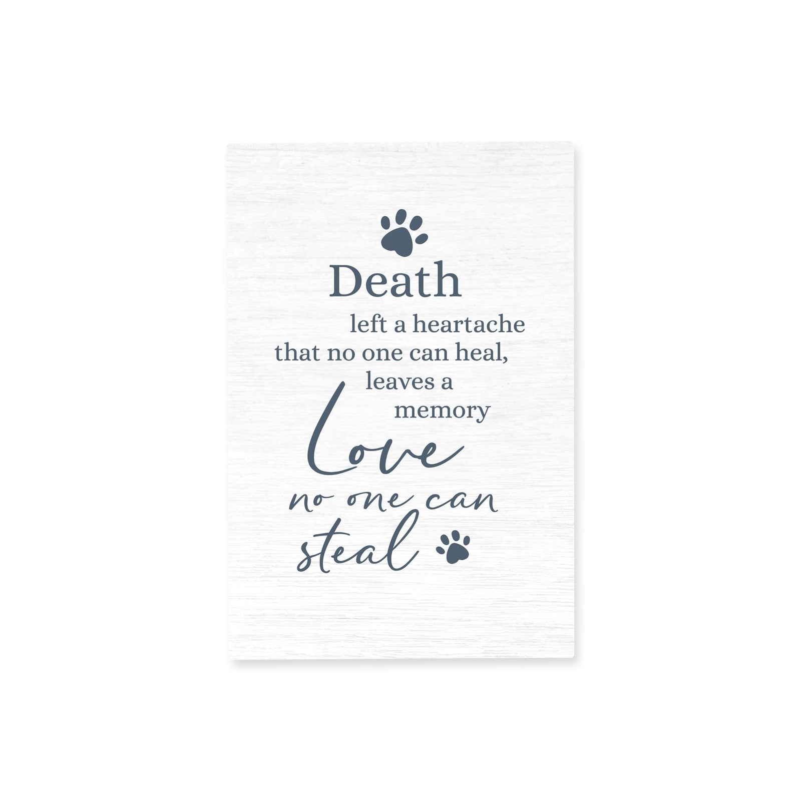 Pet Memorial shelf decor Plaque Décor - Death Left A Heartache - LifeSong Milestones