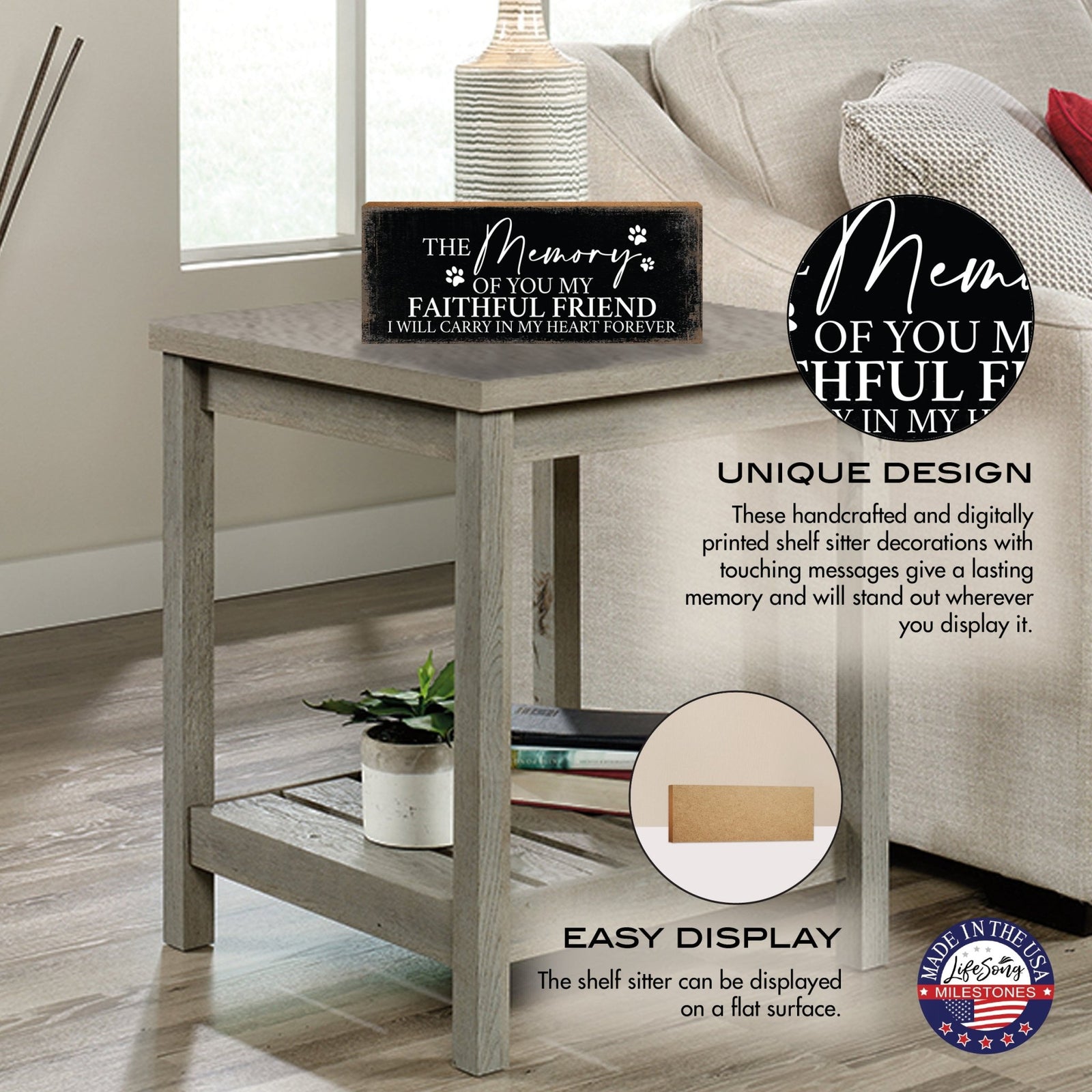 Pet Shelf Décor and Tabletop Signs Home Decor - LifeSong Milestones