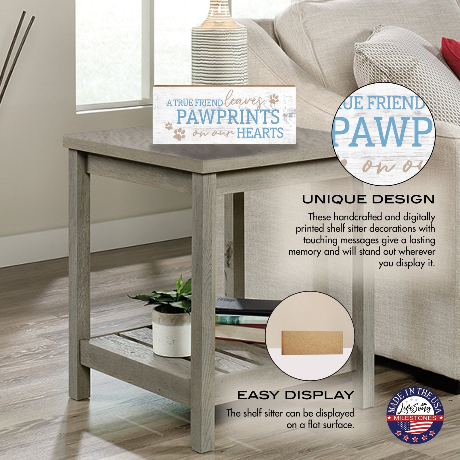 Pet Shelf Décor and Tabletop Signs Home Decor - LifeSong Milestones