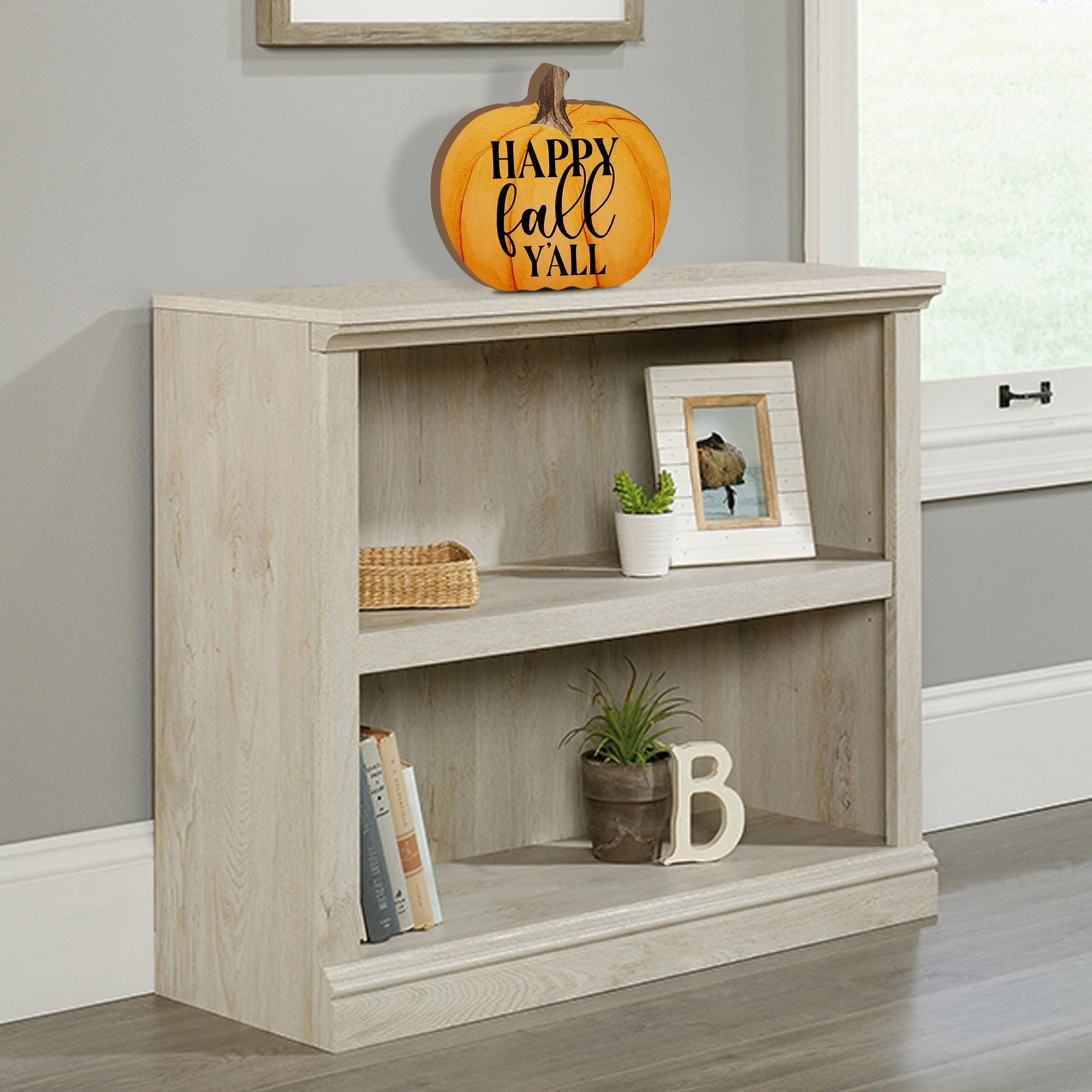 Pumpkin shelf decor Decorative Home Décor - Happy Fall Y'all - LifeSong Milestones