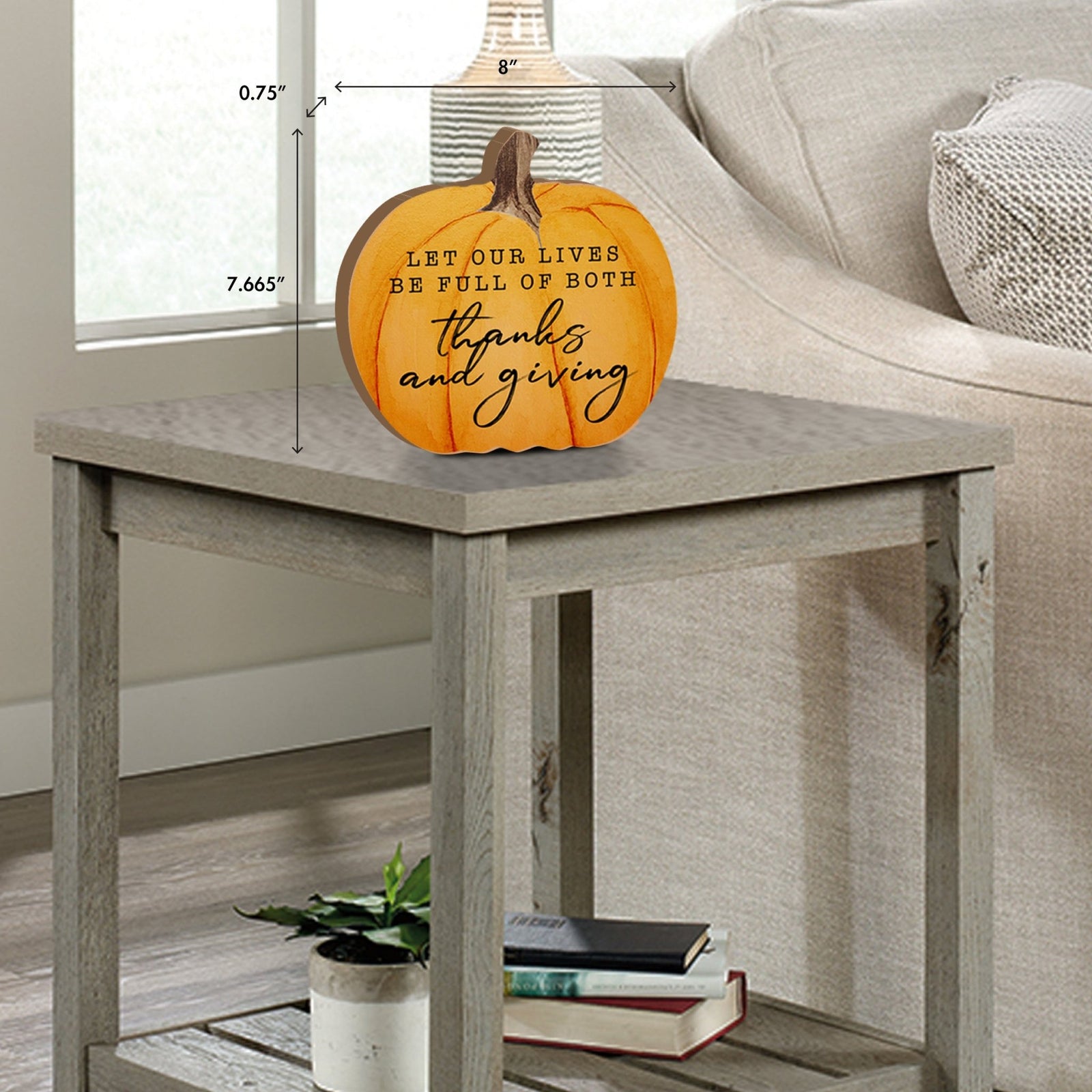 Pumpkin shelf decor Decorative Home Décor - Let Our Lives - LifeSong Milestones