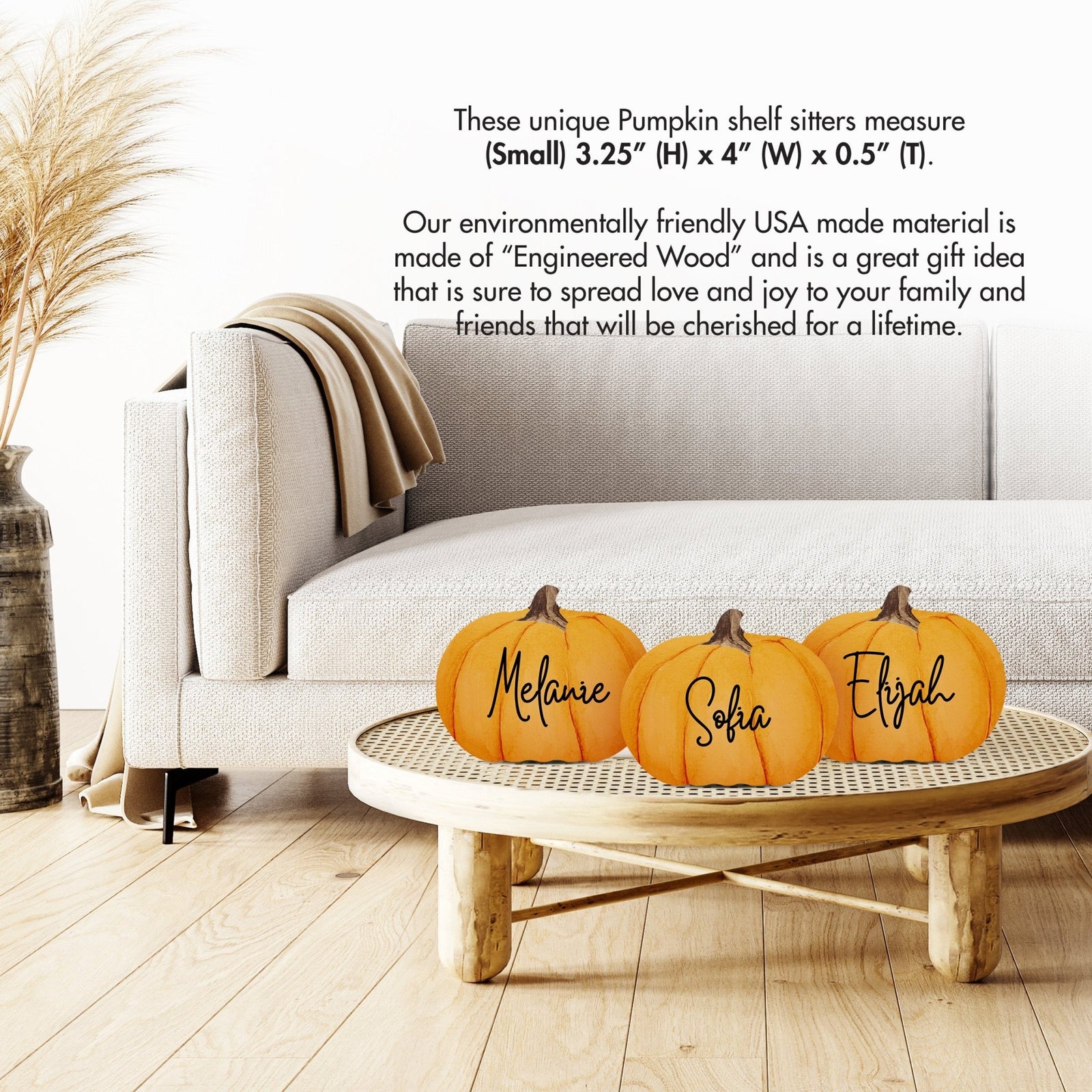 Pumpkin shelf decor Decorative Home Décor - Pumpkins Set - LifeSong Milestones