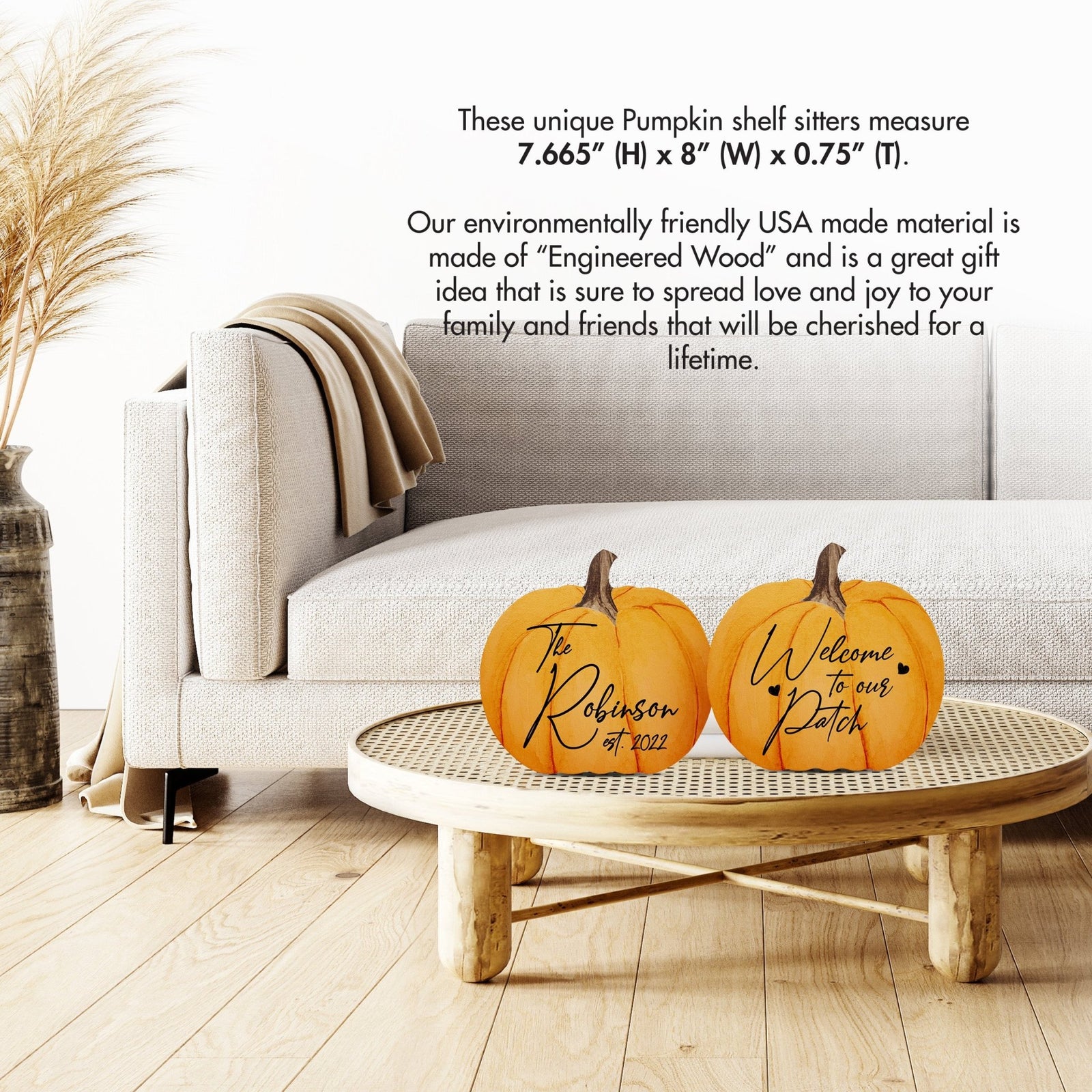 Pumpkin shelf decor Decorative Home Décor - Welcome To Our Patch Set - LifeSong Milestones