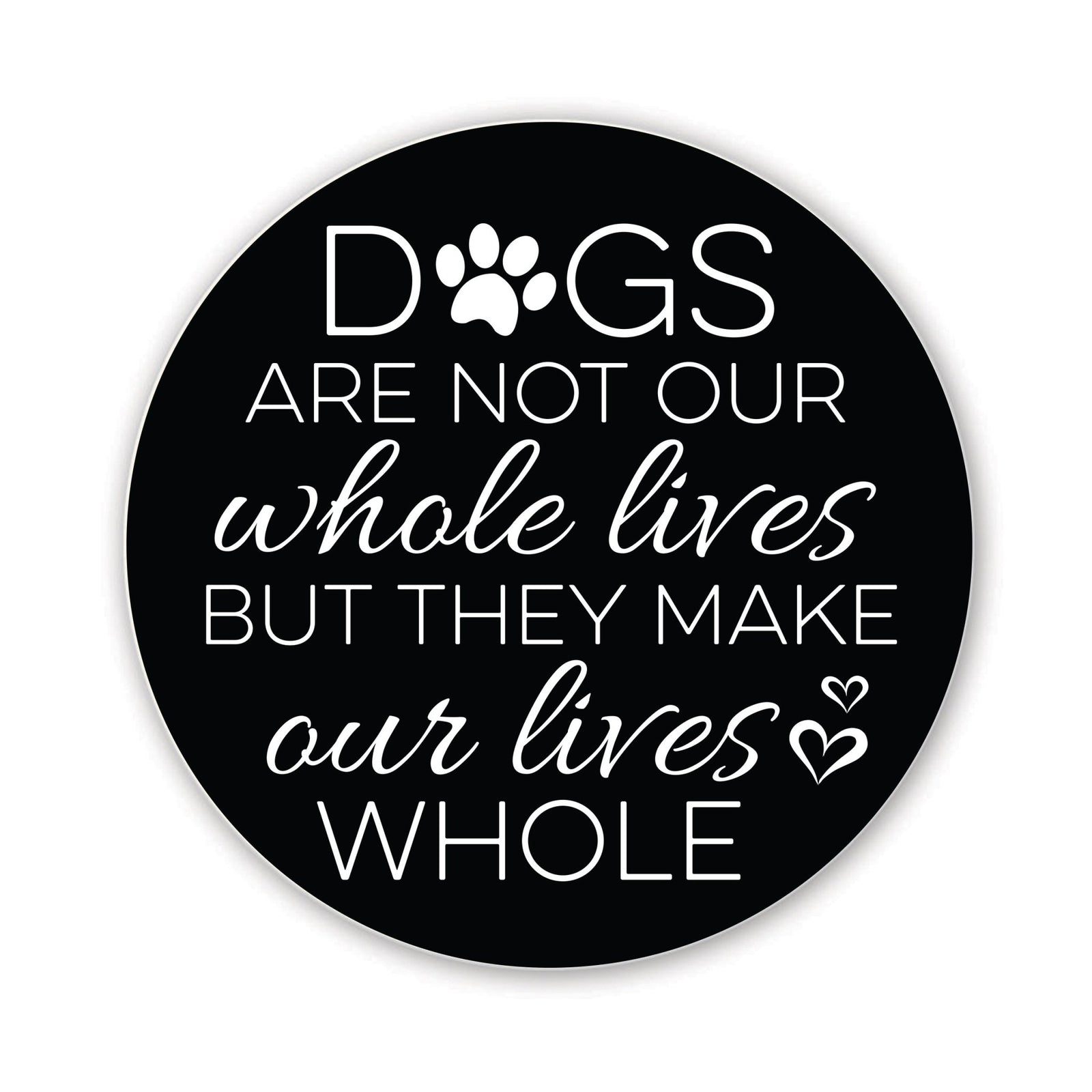 Refrigerator Magnet Perfect Gift Idea For Pet Owners - Dogs Leave Pawprints - LifeSong Milestones