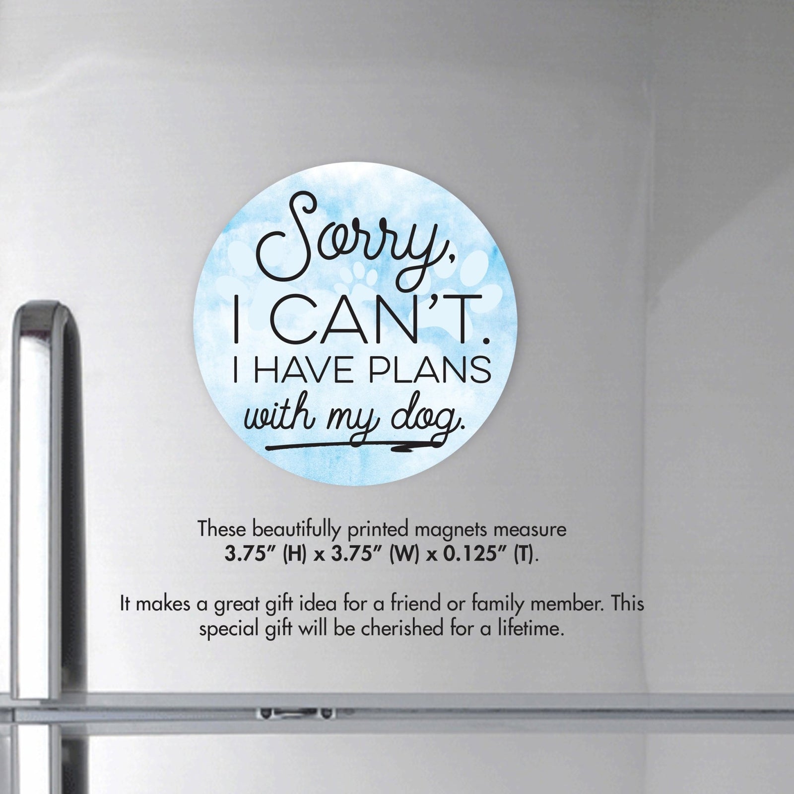 Refrigerator Magnet Perfect Gift Idea For Pet Owners - Sorry, I Can’t I Have Plans - LifeSong Milestones