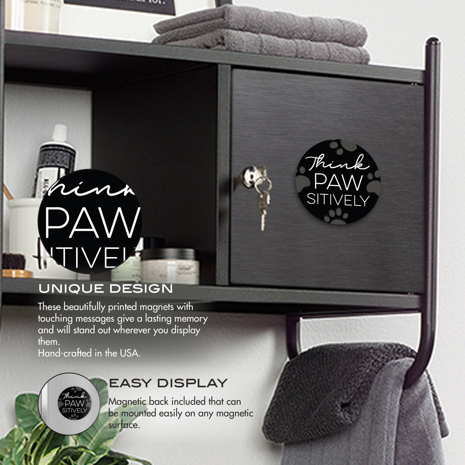 Refrigerator Magnet Perfect Gift Idea For Pet Owners - Think Pawsitively - LifeSong Milestones