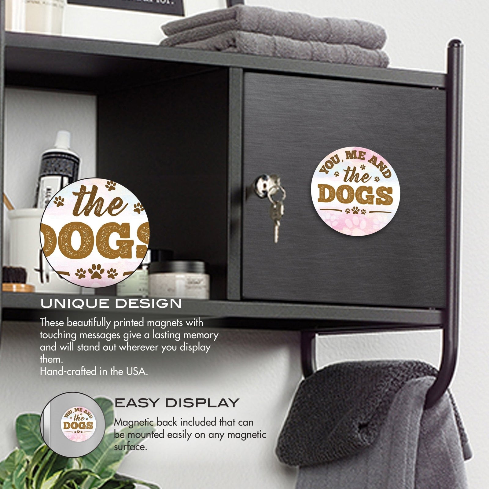 Refrigerator Magnet Perfect Gift Idea For Pet Owners - You Me & The Dogs - LifeSong Milestones