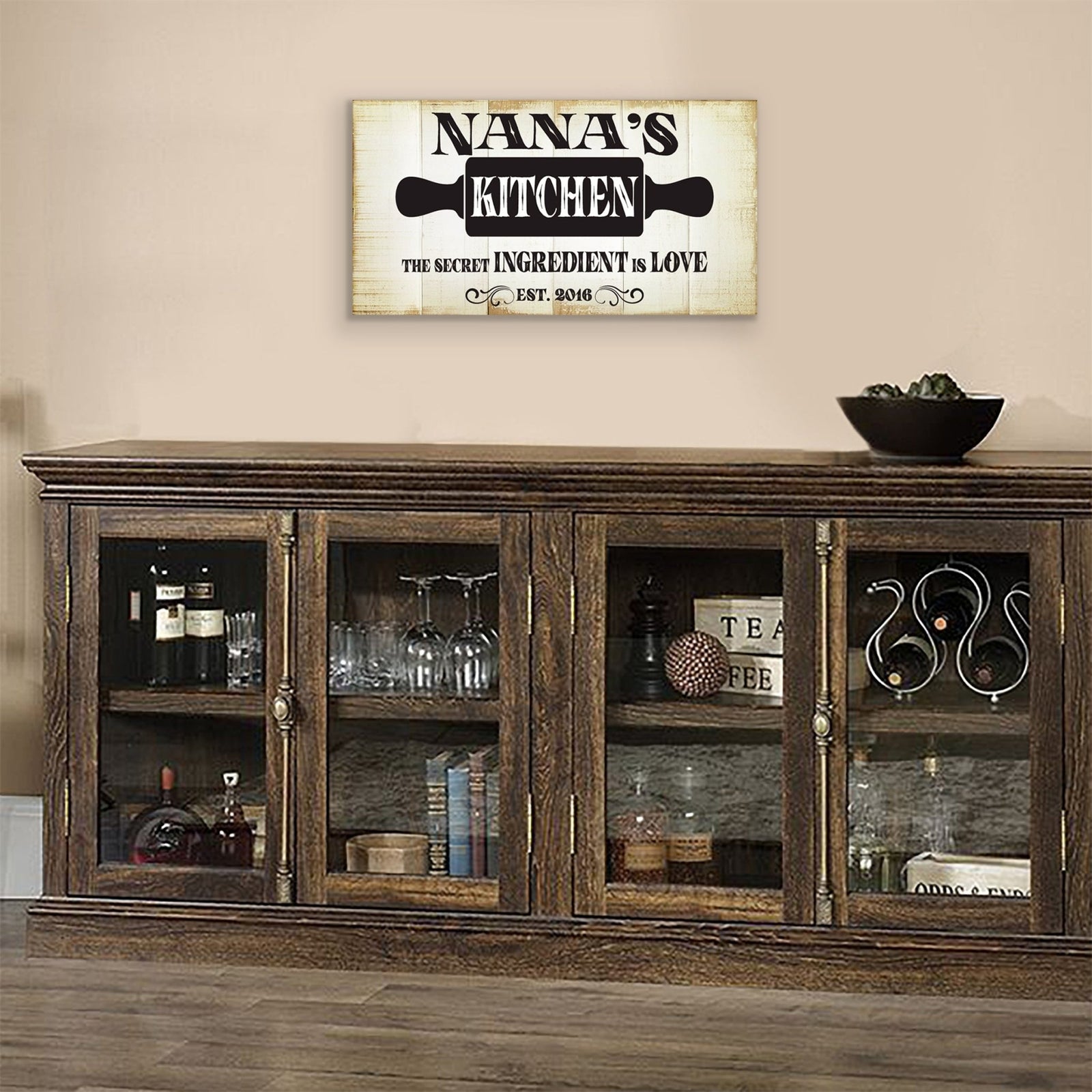 Rustic Kitchen Wooden Wall Plaque Home Décor or Gift Ideas - The Best Memories - LifeSong Milestones