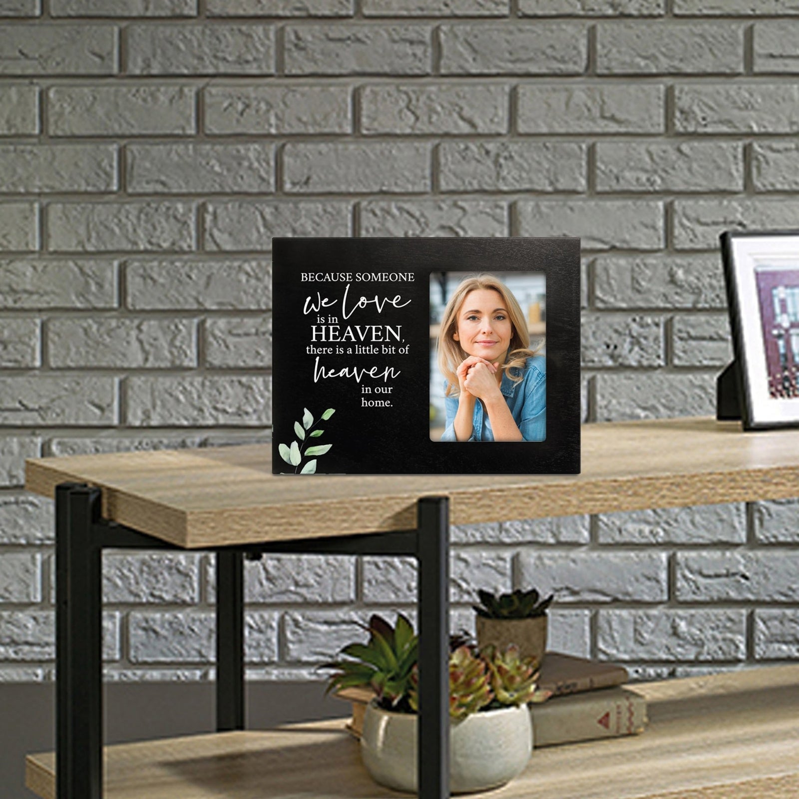 Sentimental Human Memorial Photo Frame Gift Bereavement Gift Idea - Because someone we love - LifeSong Milestones