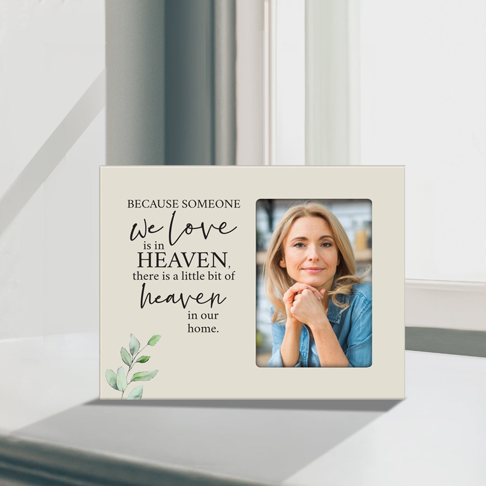 Sentimental Human Memorial Photo Frame Gift Bereavement Gift Idea - Because someone we love - LifeSong Milestones
