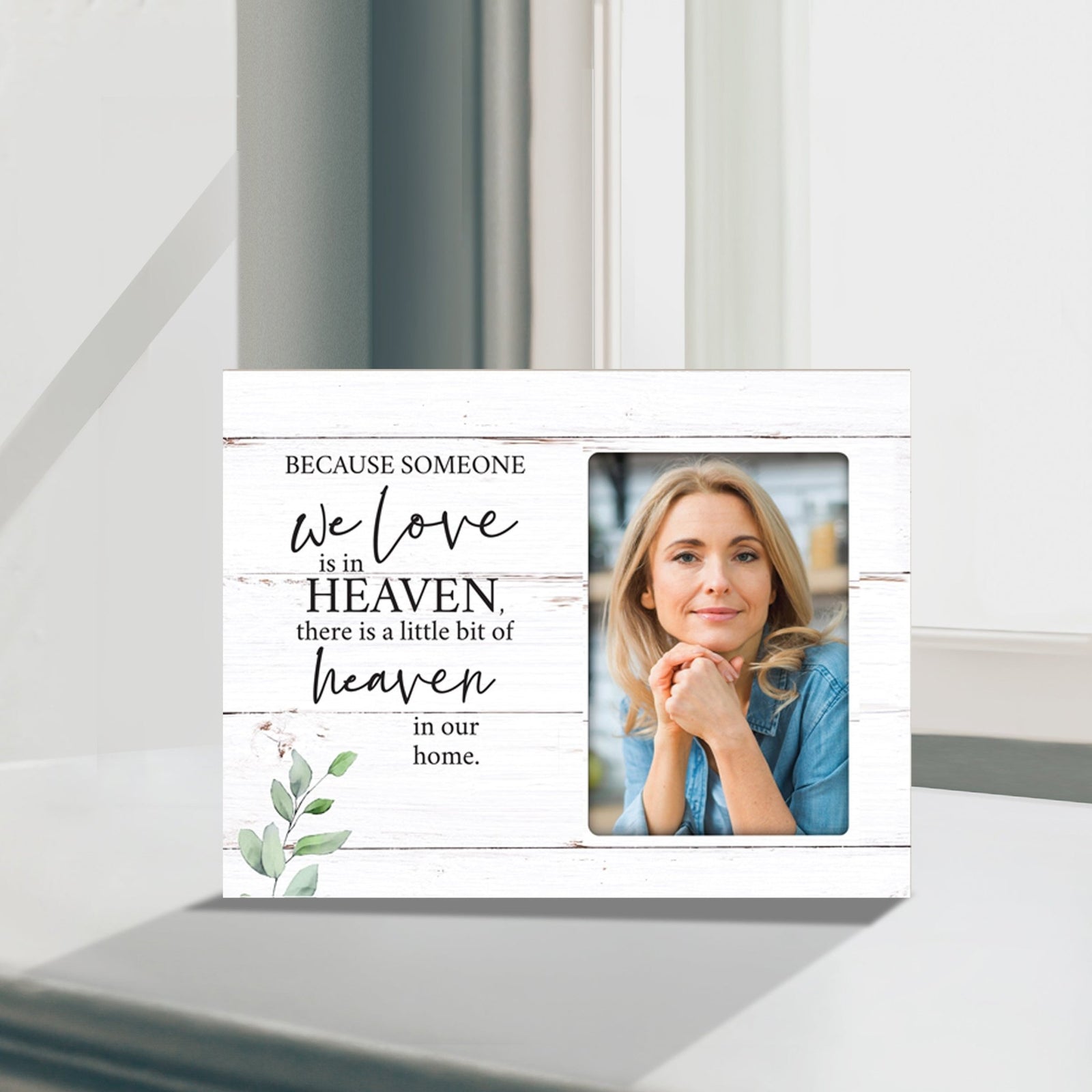 Sentimental Human Memorial Photo Frame Gift Bereavement Gift Idea - Because someone we love - LifeSong Milestones