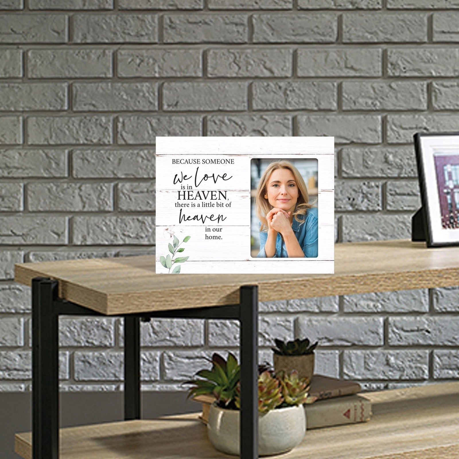 Sentimental Human Memorial Photo Frame Gift Bereavement Gift Idea - Because someone we love - LifeSong Milestones