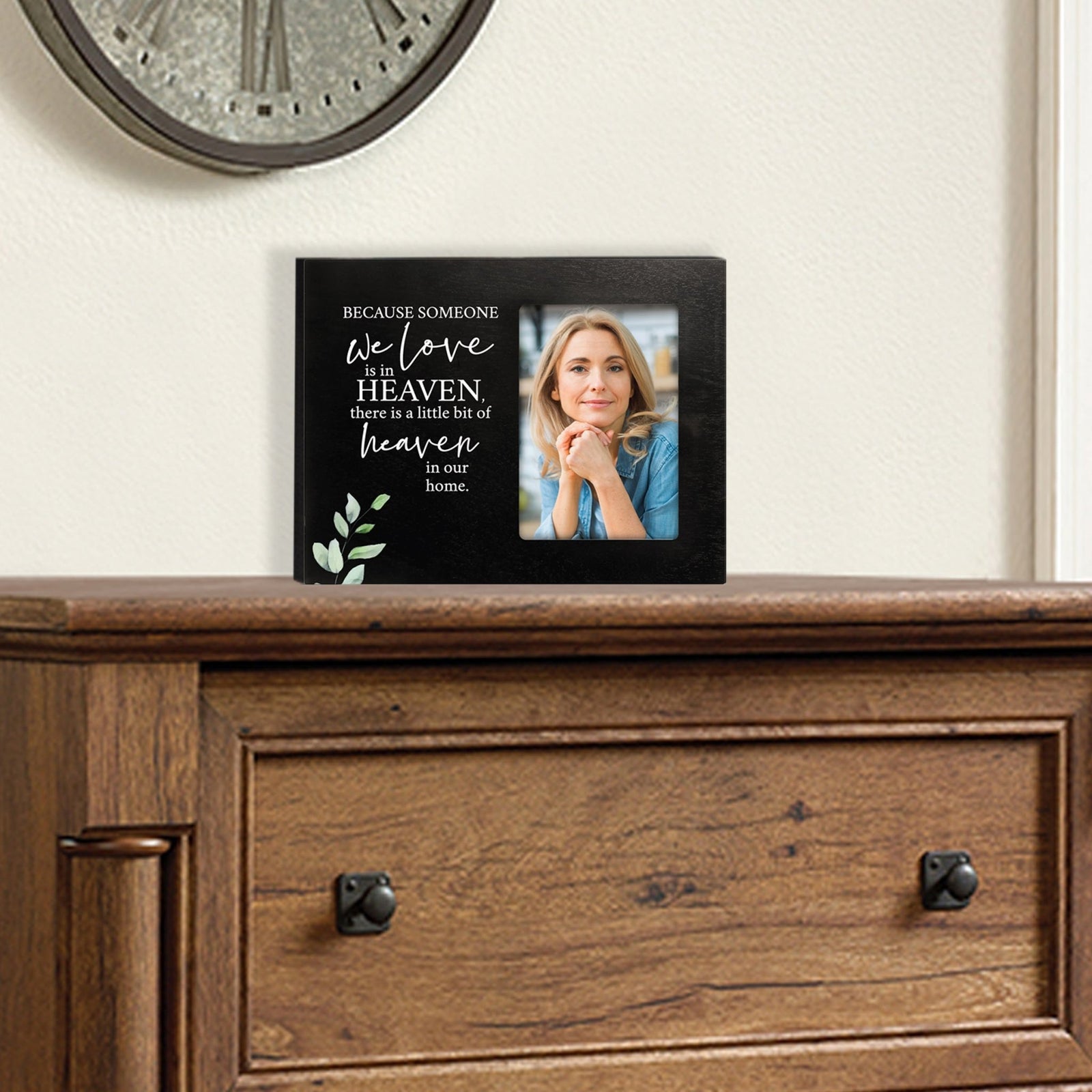 Sentimental Human Memorial Photo Frame Gift Bereavement Gift Idea - Because someone we love - LifeSong Milestones