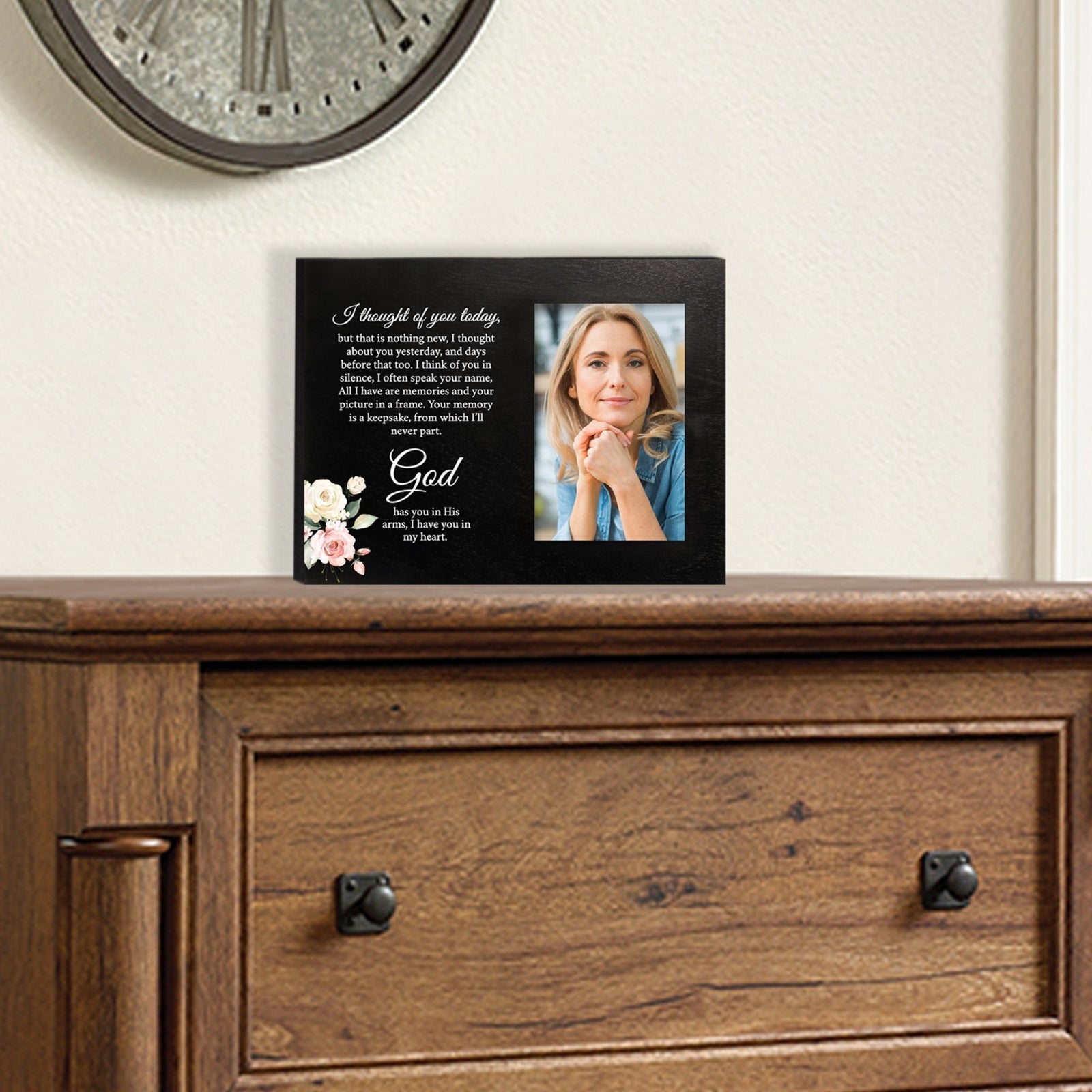 Sentimental Human Memorial Photo Frame Gift Bereavement Gift Idea - I thought of you - LifeSong Milestones