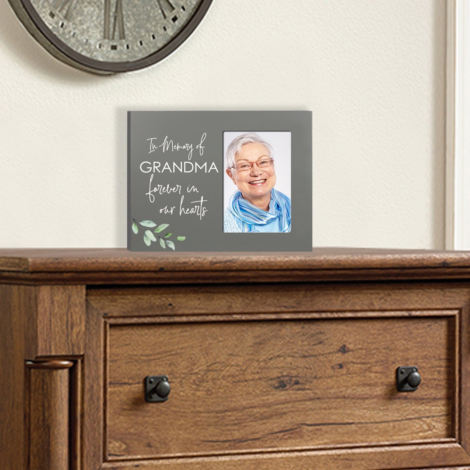 Sentimental Human Memorial Photo Frame Gift Bereavement Gift Idea - In memory of Grandma - LifeSong Milestones