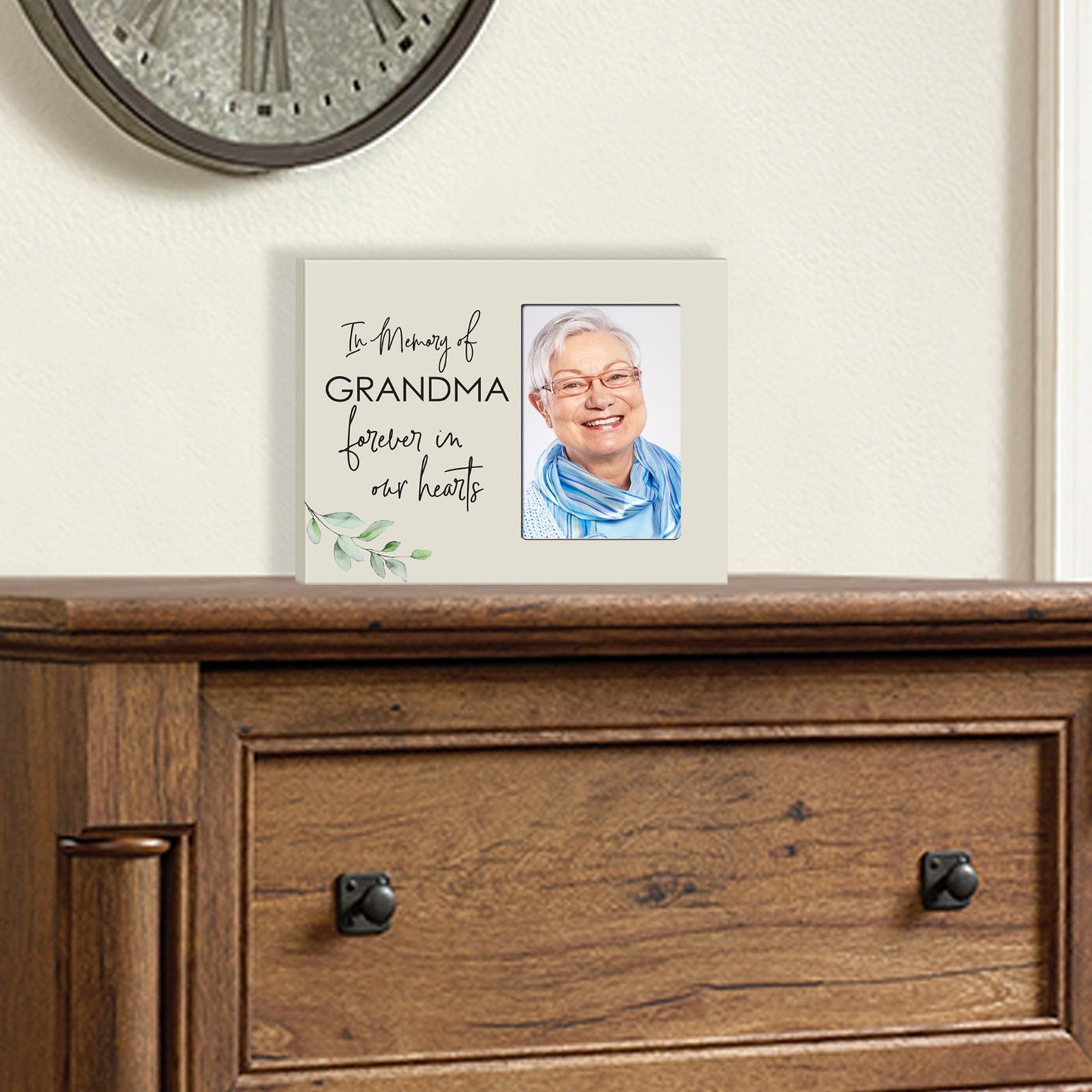 Sentimental Human Memorial Photo Frame Gift Bereavement Gift Idea - In memory of Grandma - LifeSong Milestones