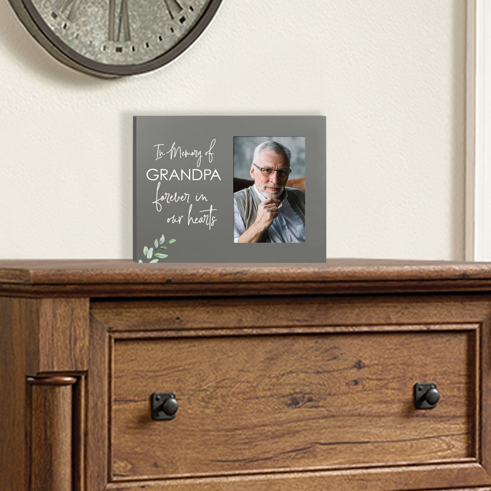 Sentimental Human Memorial Photo Frame Gift Bereavement Gift Idea - In memory of Grandpa - LifeSong Milestones