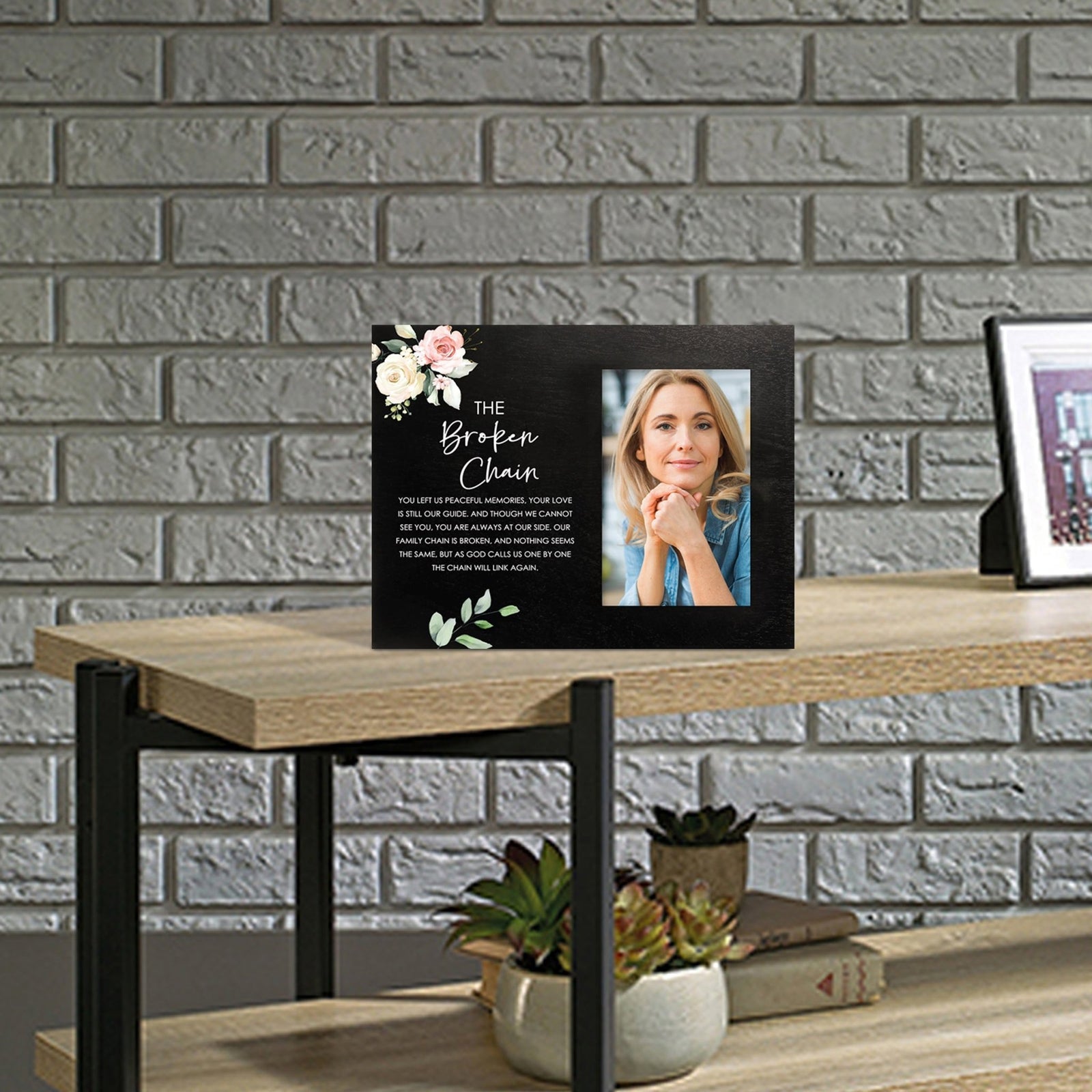 Sentimental Human Memorial Photo Frame Gift Bereavement Gift Idea - The Broken Chain - LifeSong Milestones