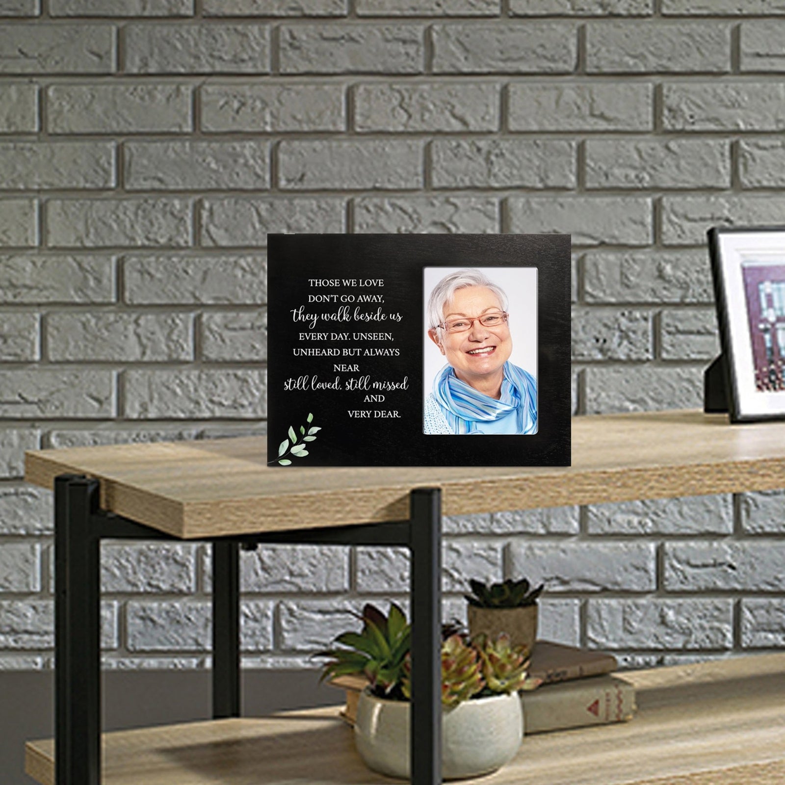 Sentimental Human Memorial Photo Frame Gift Bereavement Gift Idea - Those we love don't go - LifeSong Milestones
