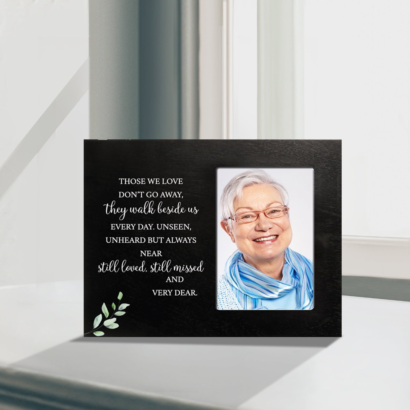 Sentimental Human Memorial Photo Frame Gift Bereavement Gift Idea - Those we love don't go - LifeSong Milestones