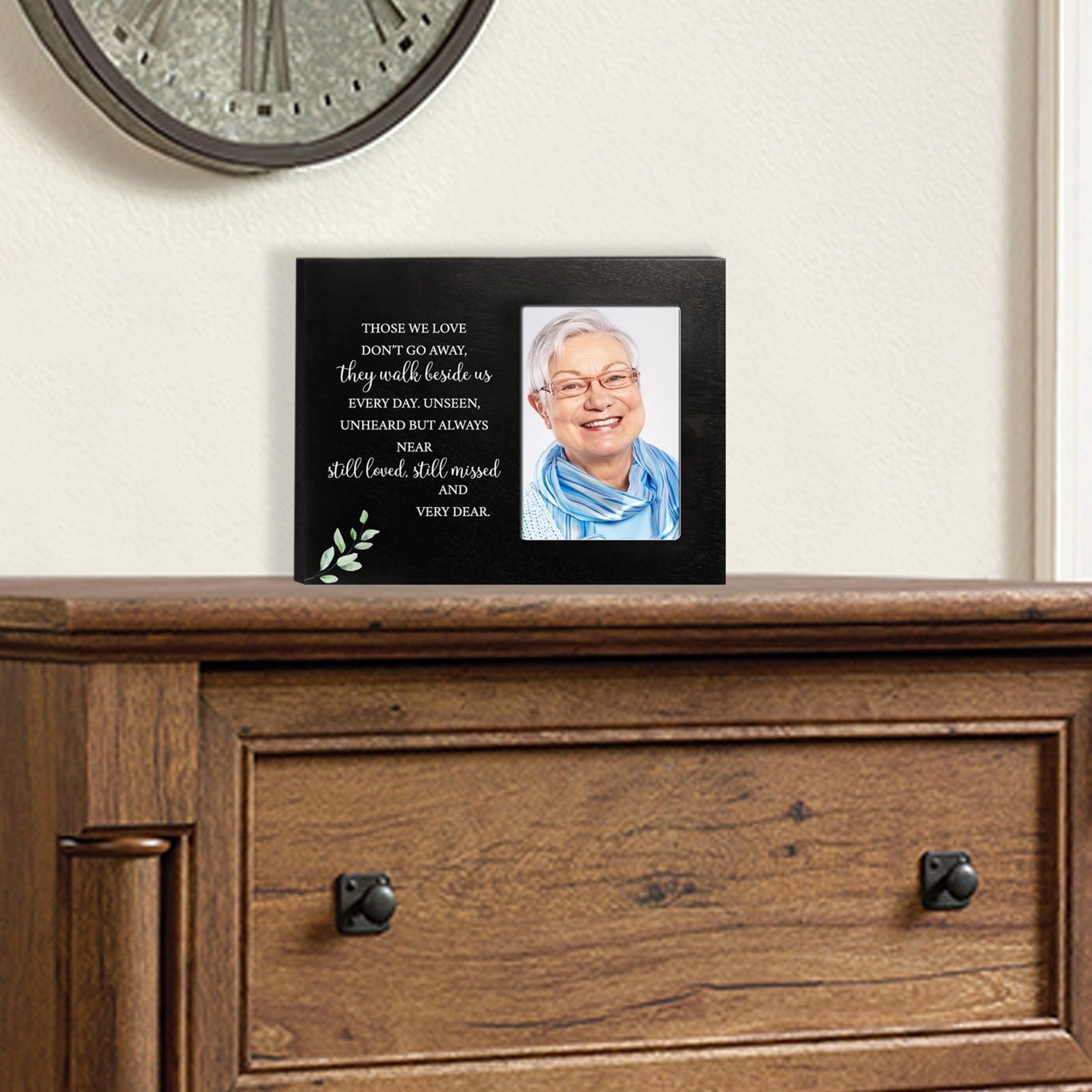 Sentimental Human Memorial Photo Frame Gift Bereavement Gift Idea - Those we love don't go - LifeSong Milestones