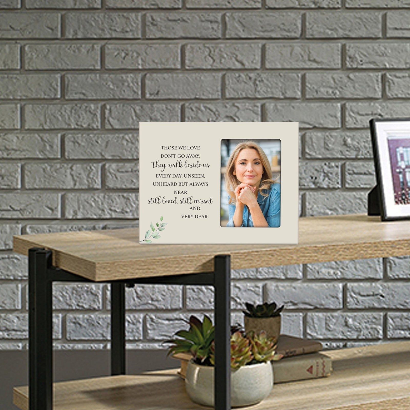 Sentimental Human Memorial Photo Frame Gift Bereavement Gift Idea - Those we love don't go - LifeSong Milestones