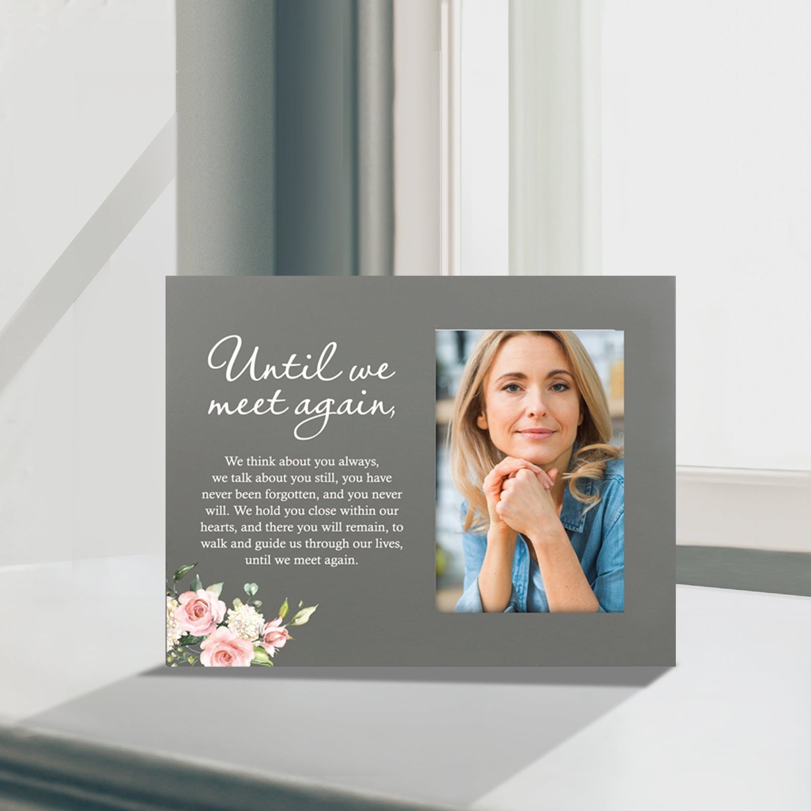 Sentimental Human Memorial Photo Frame Gift Bereavement Gift Idea - Until we meet again - LifeSong Milestones