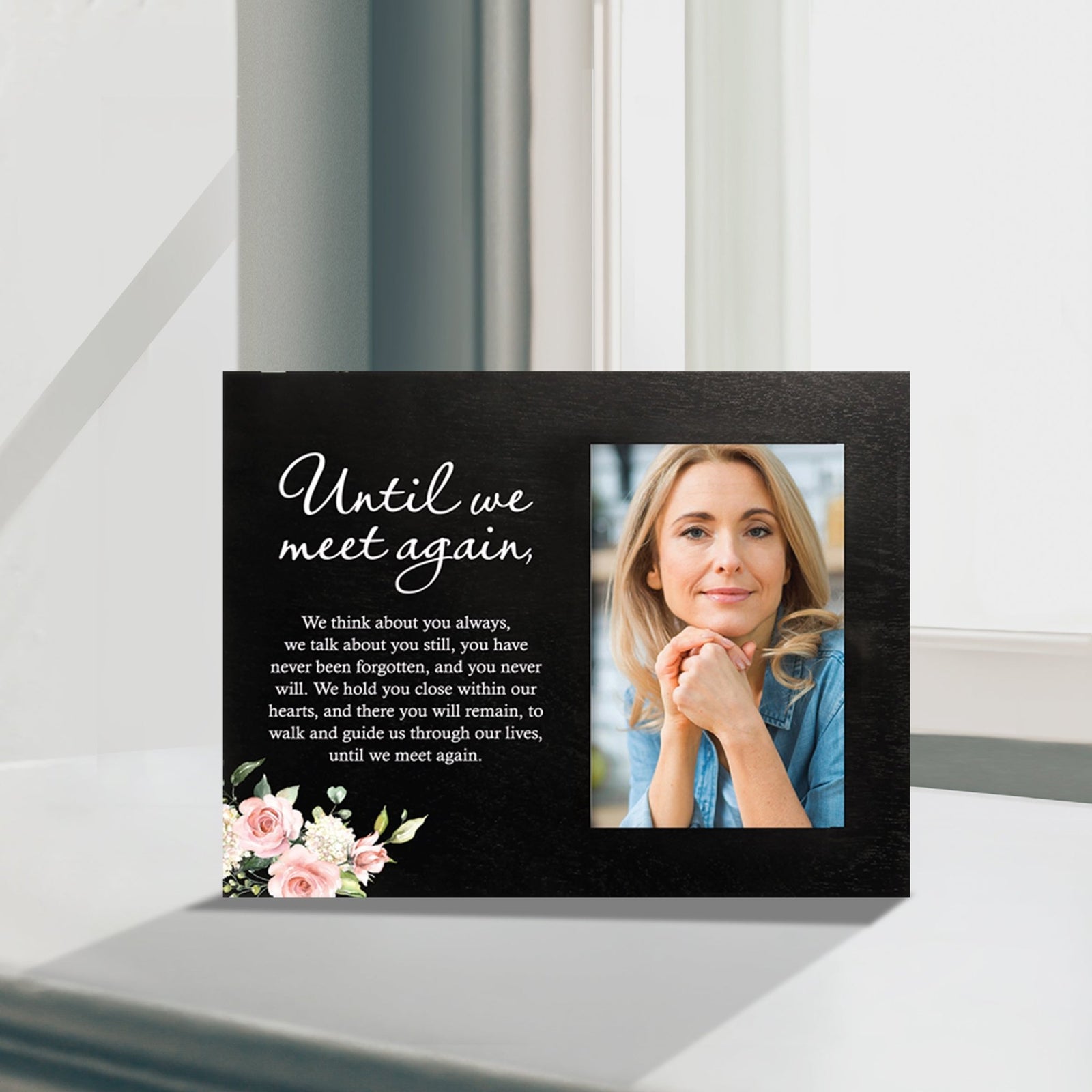 Sentimental Human Memorial Photo Frame Gift Bereavement Gift Idea - Until we meet again - LifeSong Milestones