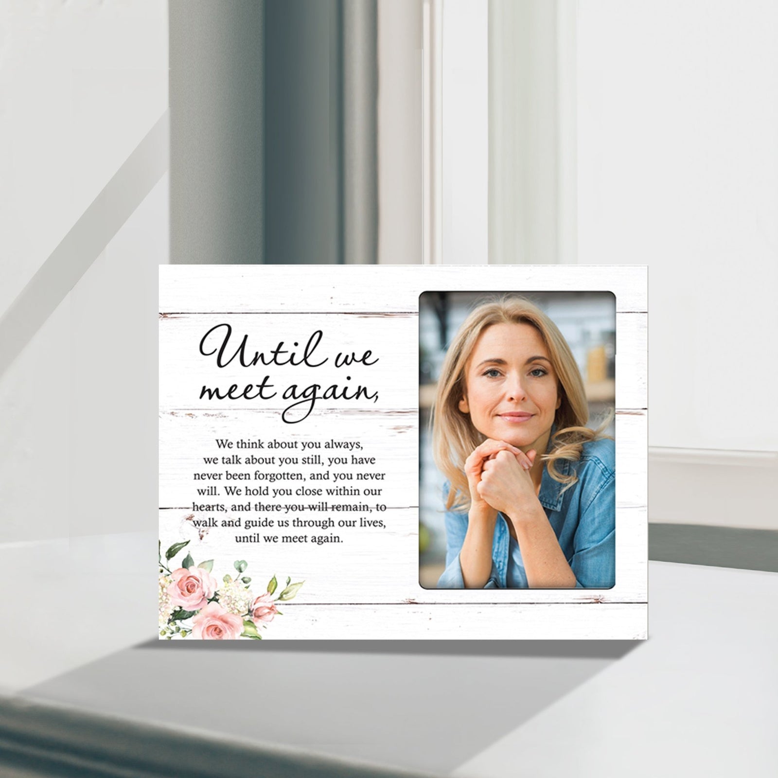 Sentimental Human Memorial Photo Frame Gift Bereavement Gift Idea - Until we meet again - LifeSong Milestones