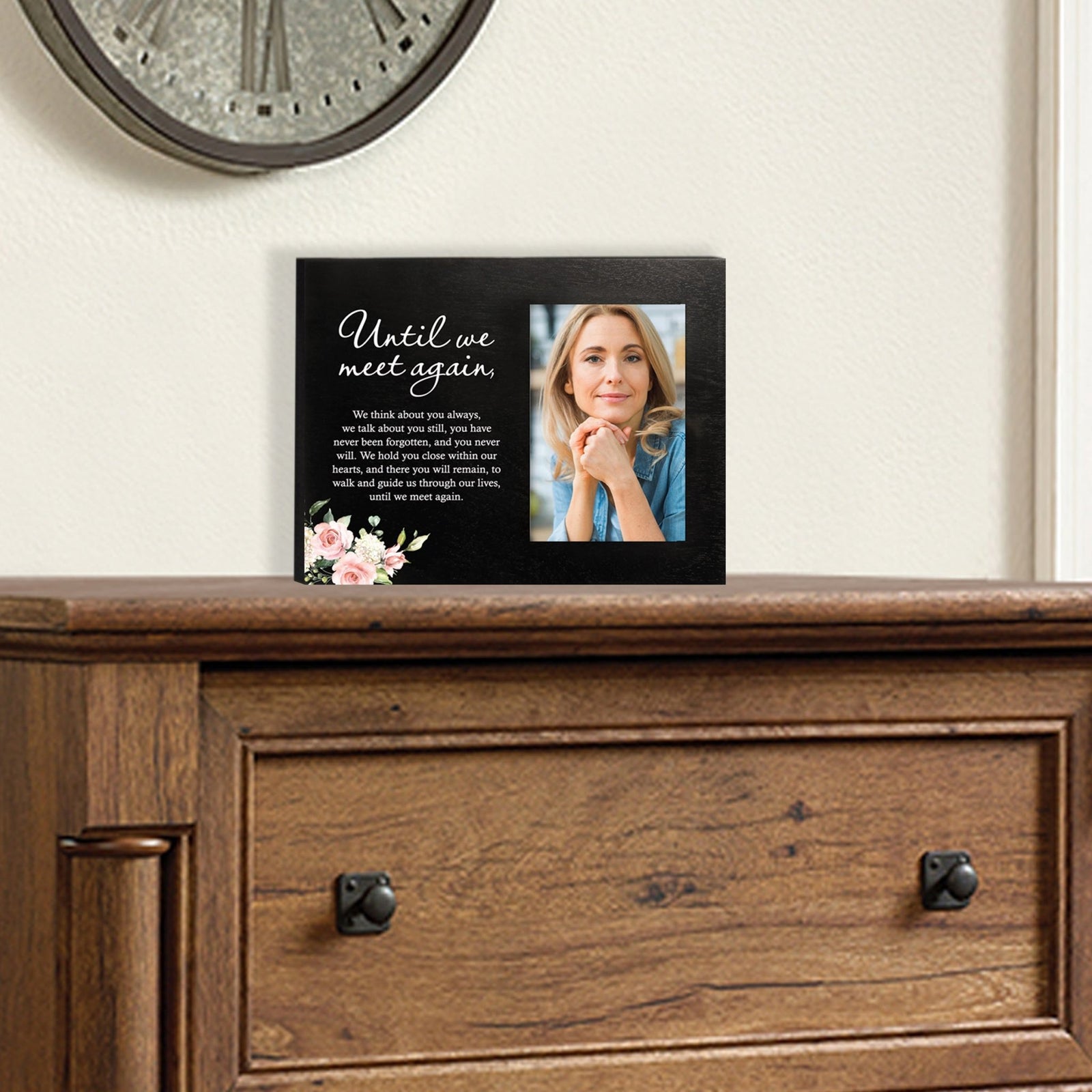 Sentimental Human Memorial Photo Frame Gift Bereavement Gift Idea - Until we meet again - LifeSong Milestones