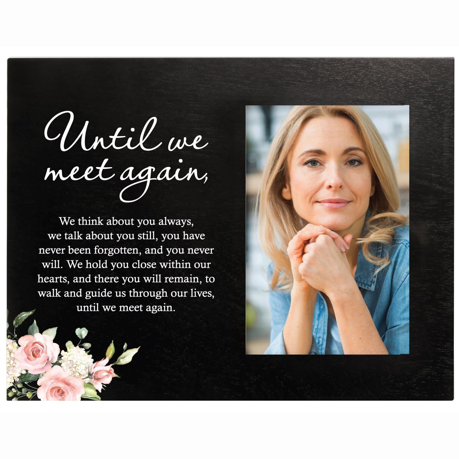 Sentimental Human Memorial Photo Frame Gift Bereavement Gift Idea - Until we meet again - LifeSong Milestones