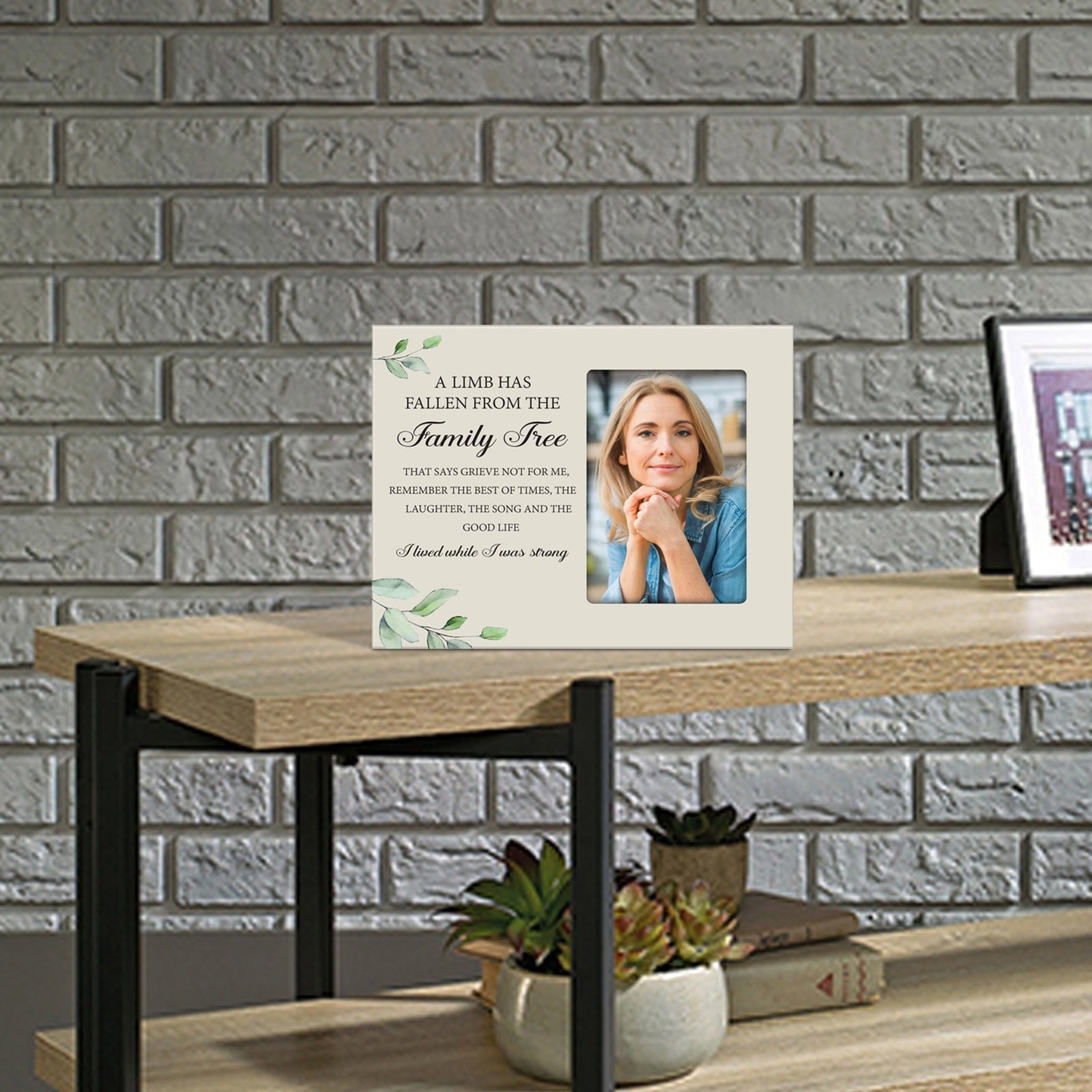 Sentimental Human Memorial Photo Frame Gift Bereavement Gift Ideas - A limb has Fallen - LifeSong Milestones