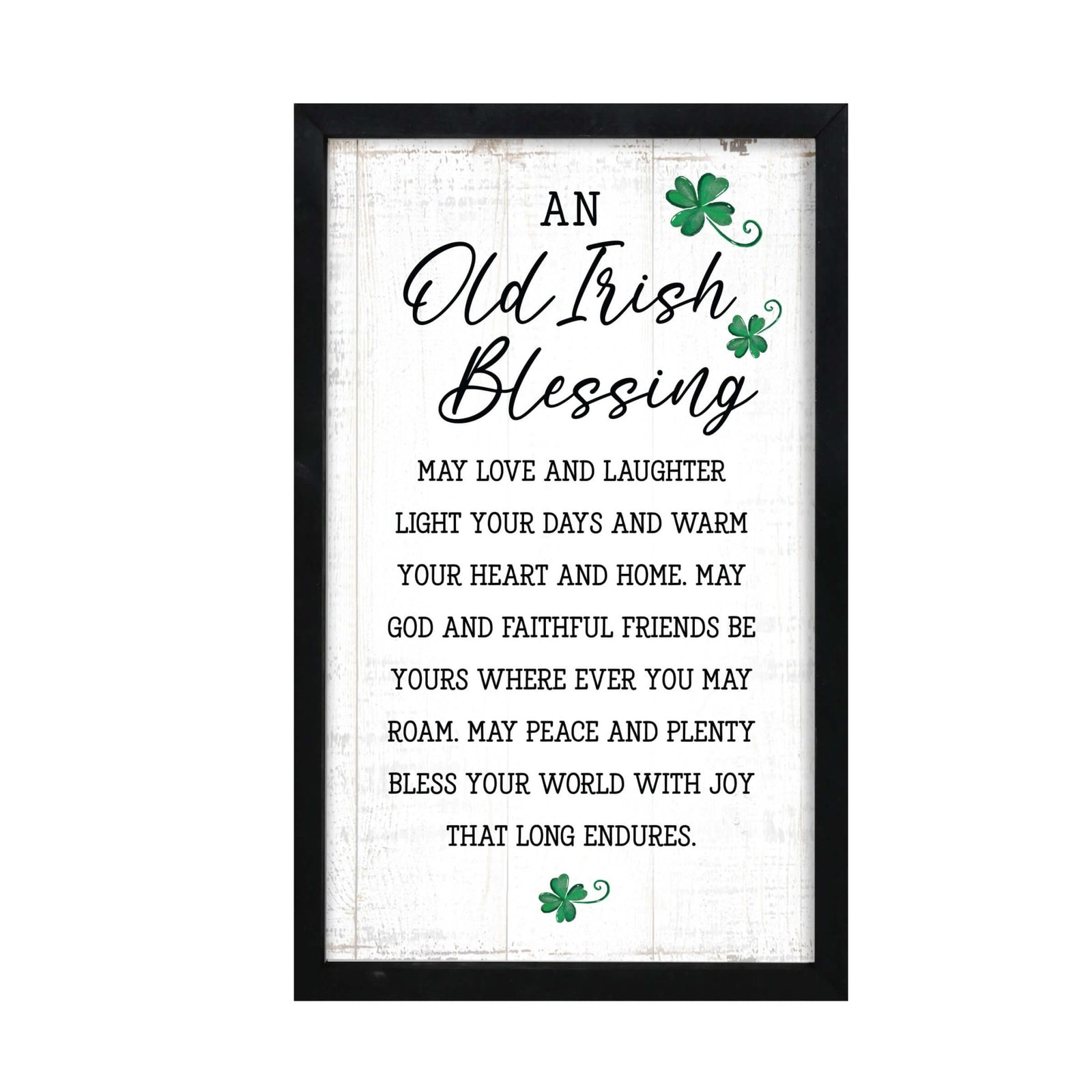 St. Patrick's Day Framed Shadow Box For Home Decor and Gift Ideas - LifeSong Milestones