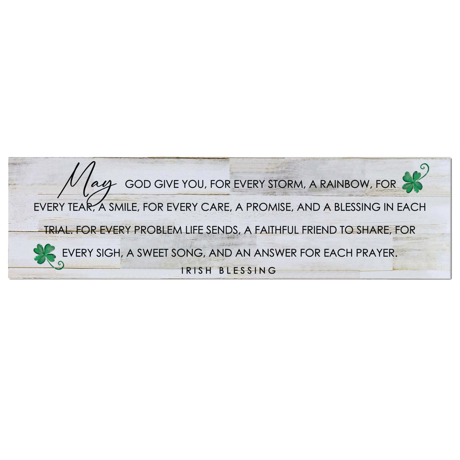 St. Patrick's Day Hanging Wooden Art Sign For Home Decor - LifeSong Milestones
