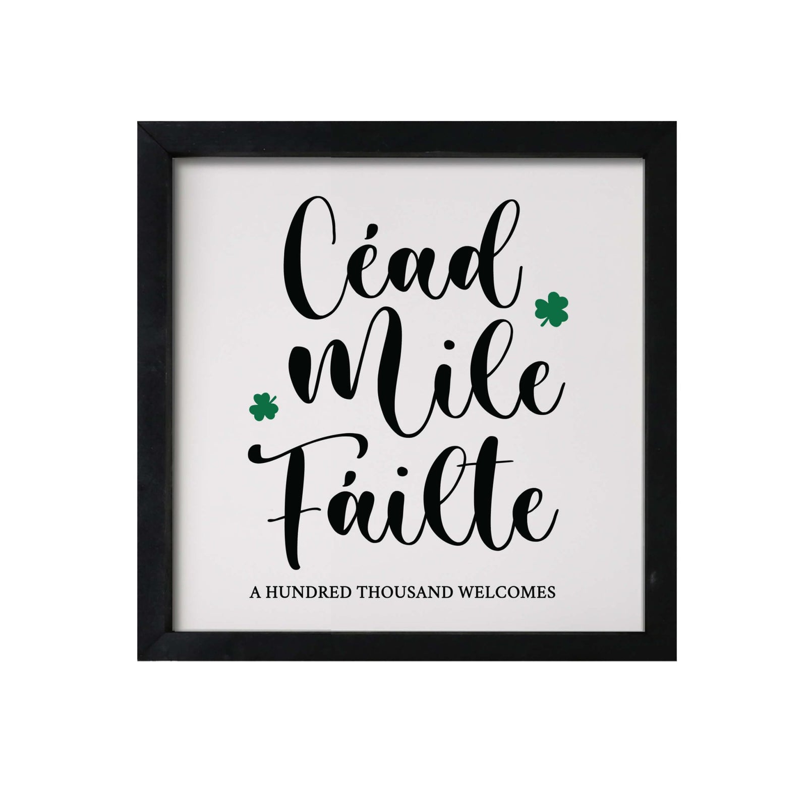 St. Patrick's Day Modern Wooden Framed Shadow Box Home Décor Gift - LifeSong Milestones