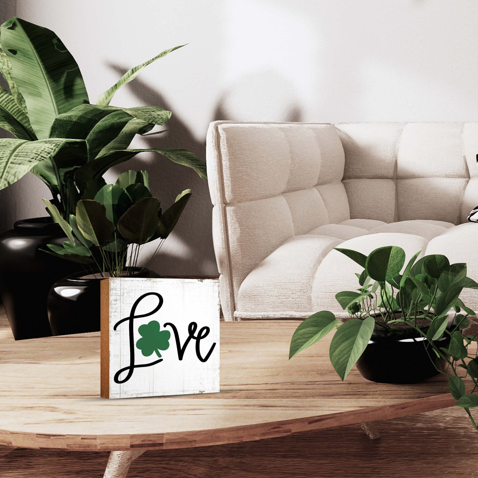 St. Patrick’s Day Wooden Tabletop Signs and Shelf Decor for Home Decorations - LifeSong Milestones