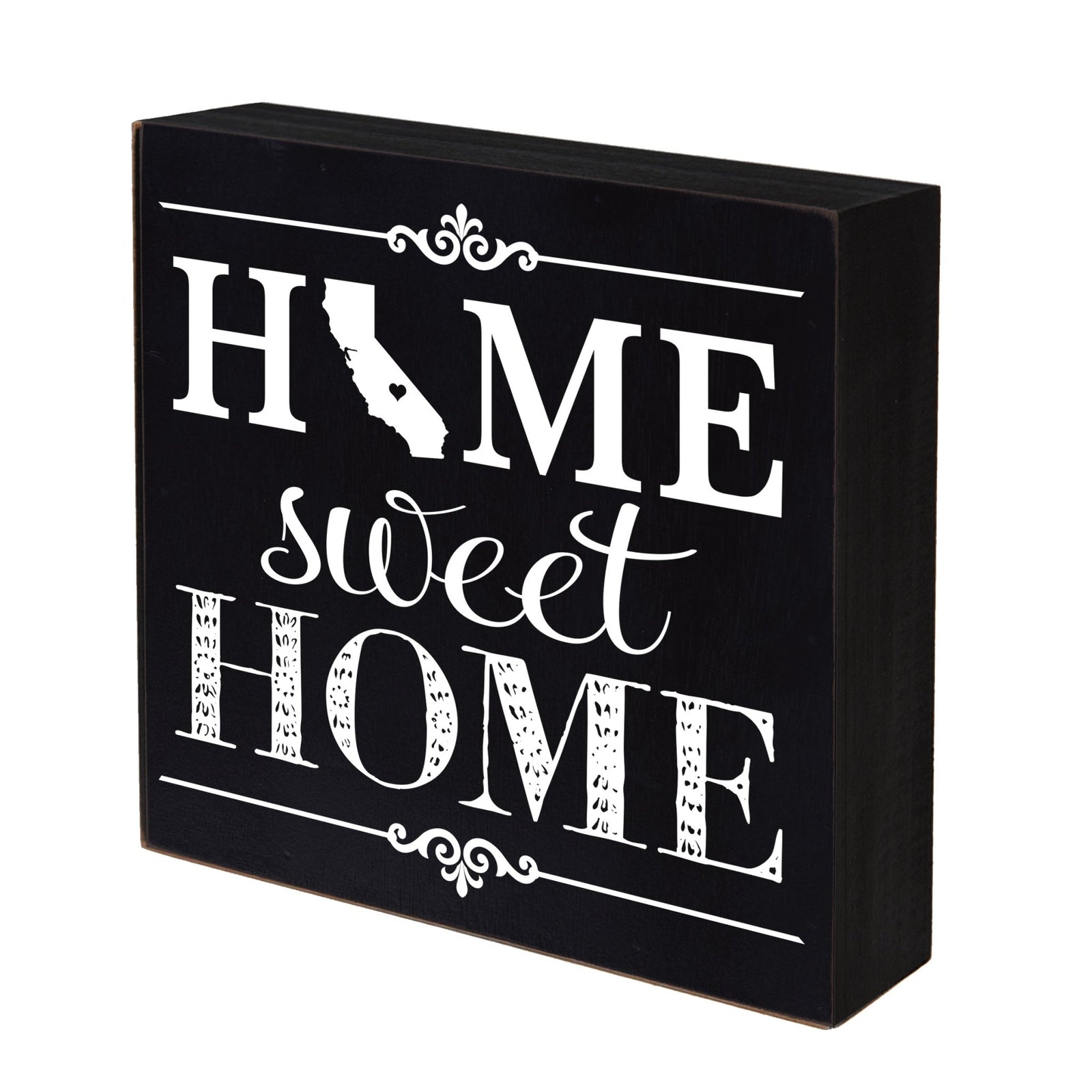 State Shadow Box Home Sweet Home 10x10 - California - LifeSong Milestones