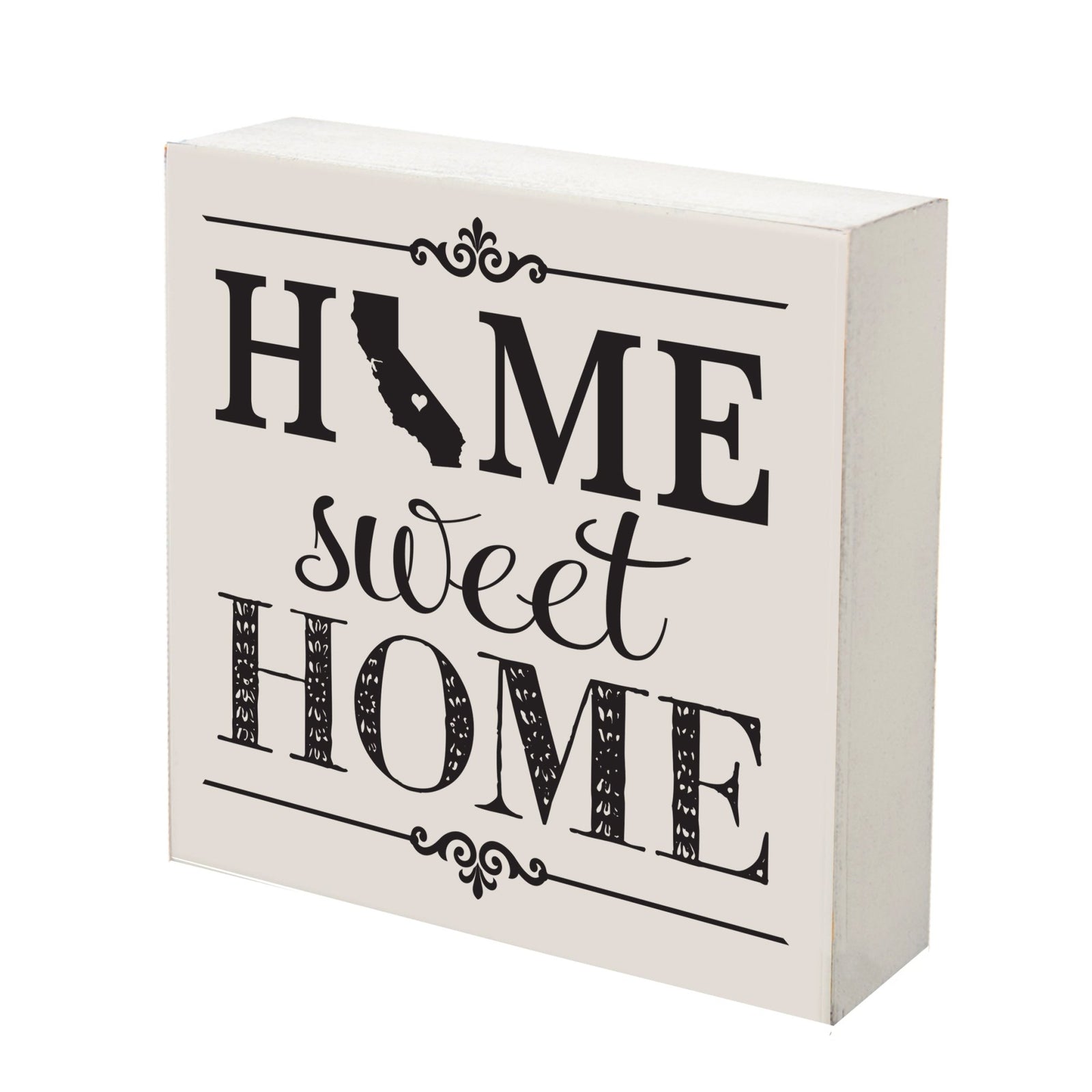 State Shadow Box Home Sweet Home 10x10 - California - LifeSong Milestones
