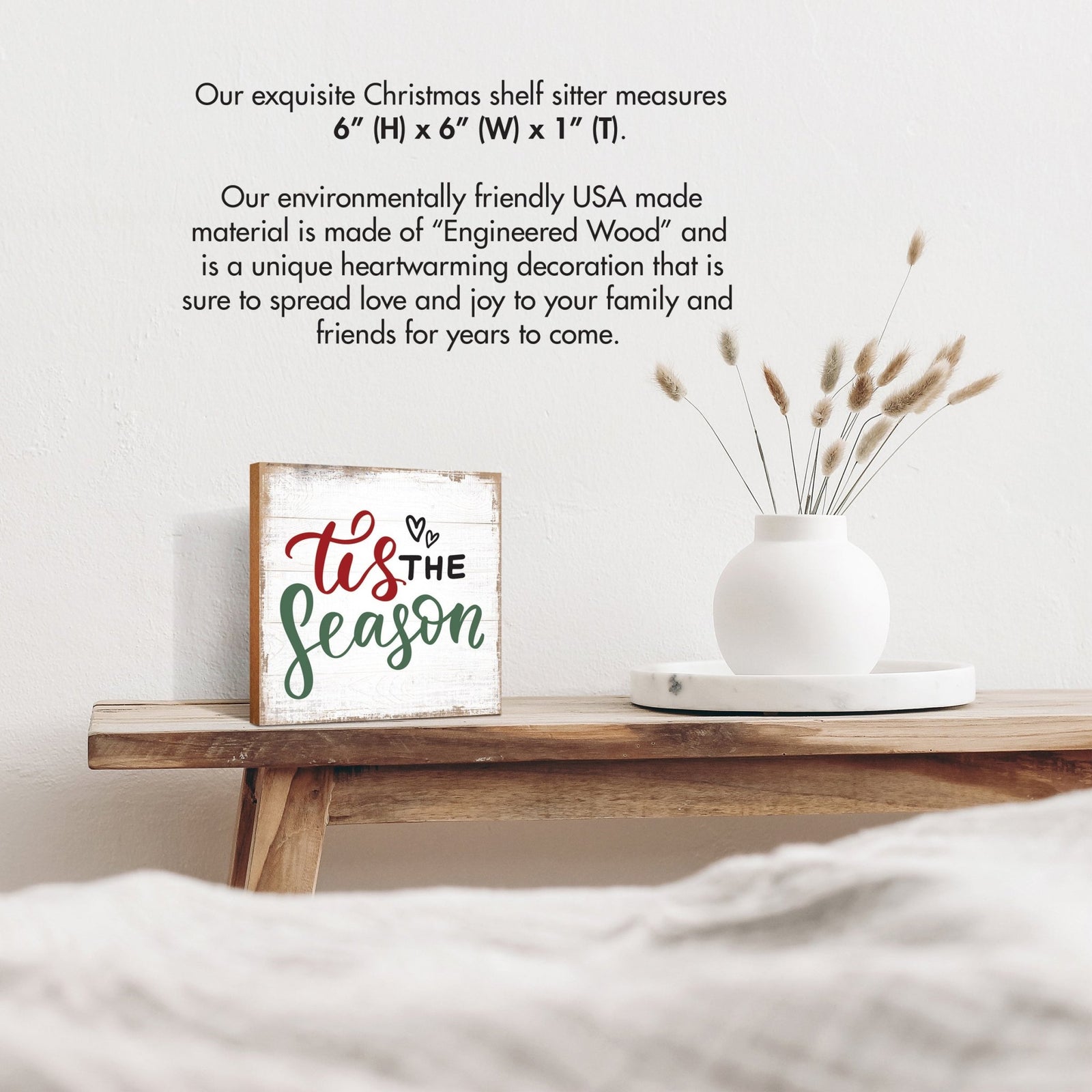 Tis The Season Christmas Shelf Décor - LifeSong Milestones