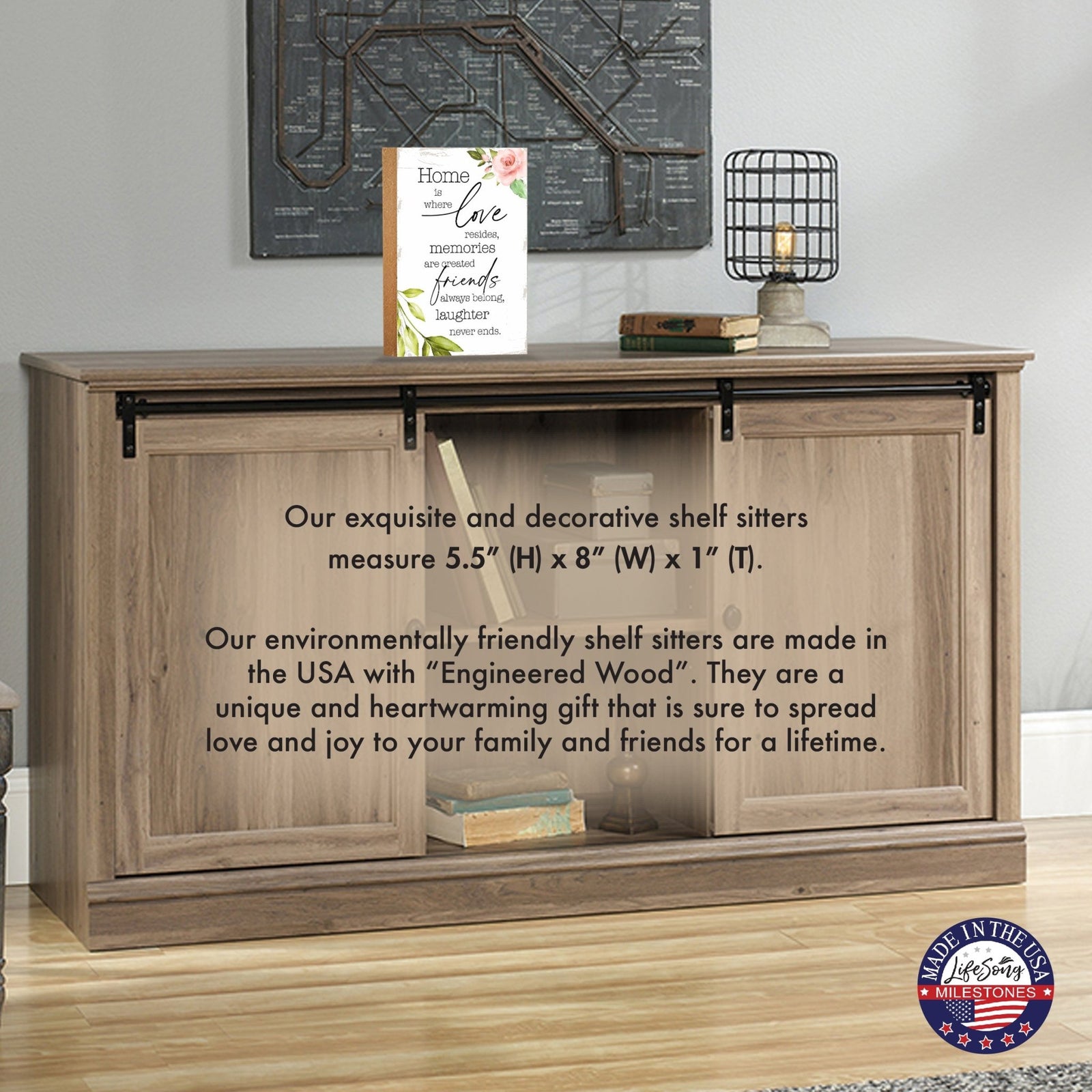 Unique Family Shelf Décor and Tabletop Signs Home Decor - LifeSong Milestones