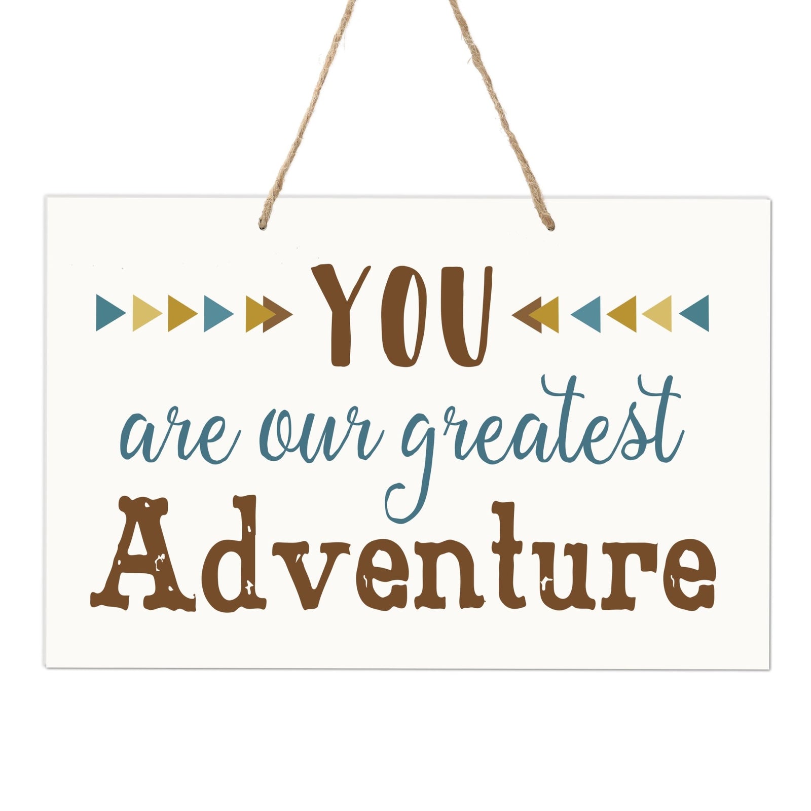 Wall Decor For Nursery Boys Bedroom Rope Hanging Wall Art Decoration - LifeSong Milestones