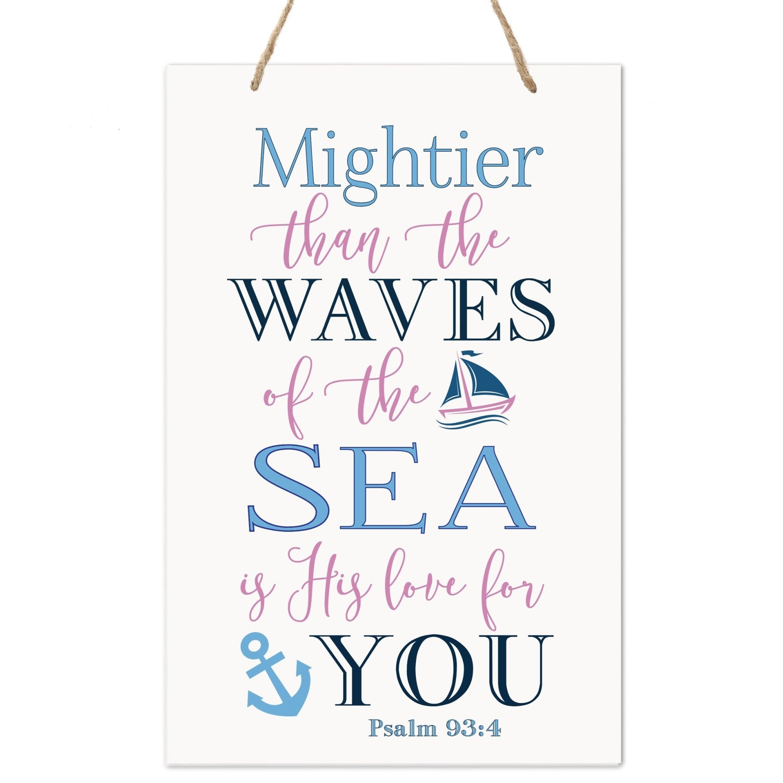 Wall Decor For Nursery Girls Bedroom Rope Hanging Wall Art Decoration - LifeSong Milestones