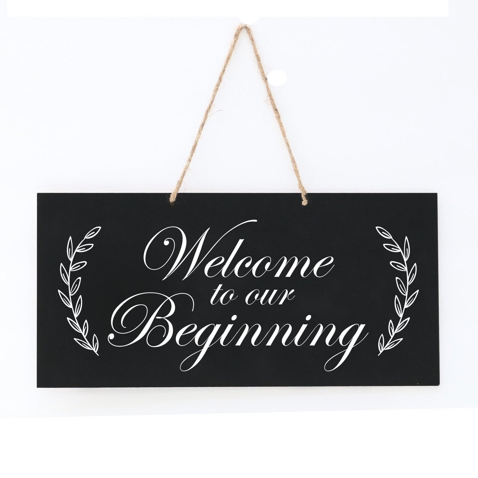 Wedding Rope Sign Decoration For Dog - Welcome - LifeSong Milestones