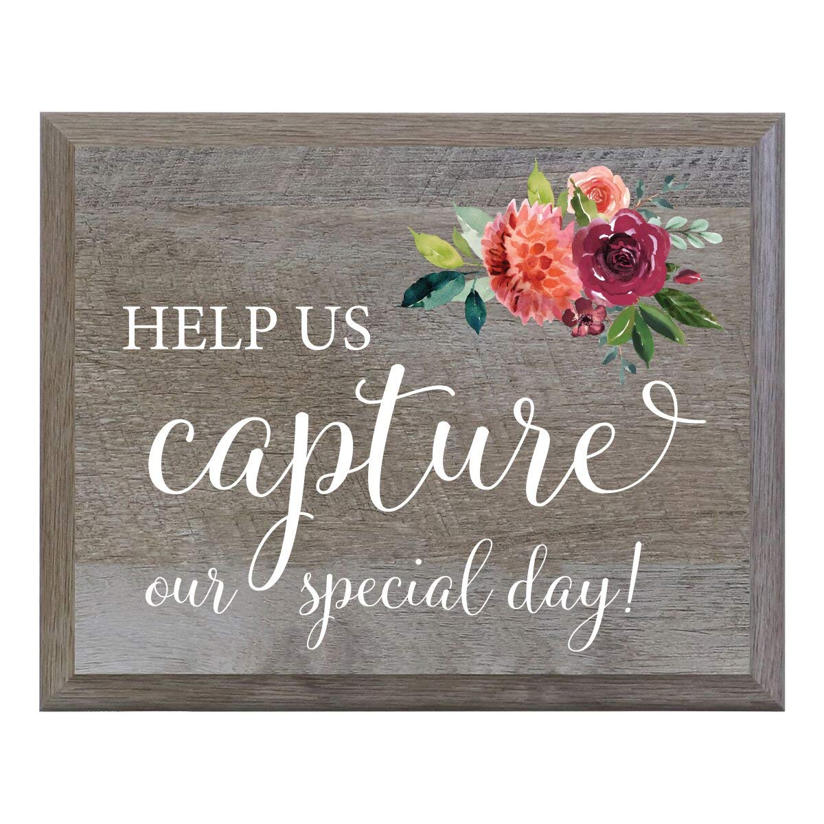 Wedding Wooden Party wall sign (8x10) - LifeSong Milestones